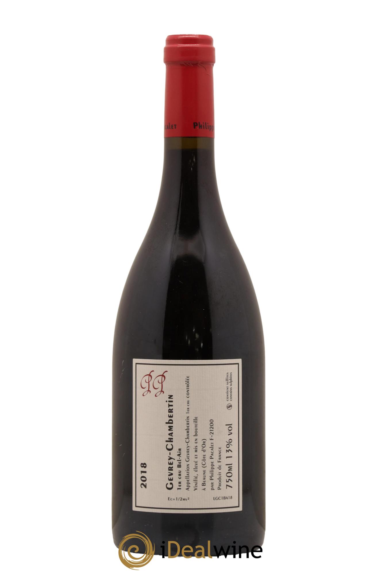 Gevrey-Chambertin 1er Cru Bel Air Philippe Pacalet 2018 - Lotto di 1 bottiglia - 1