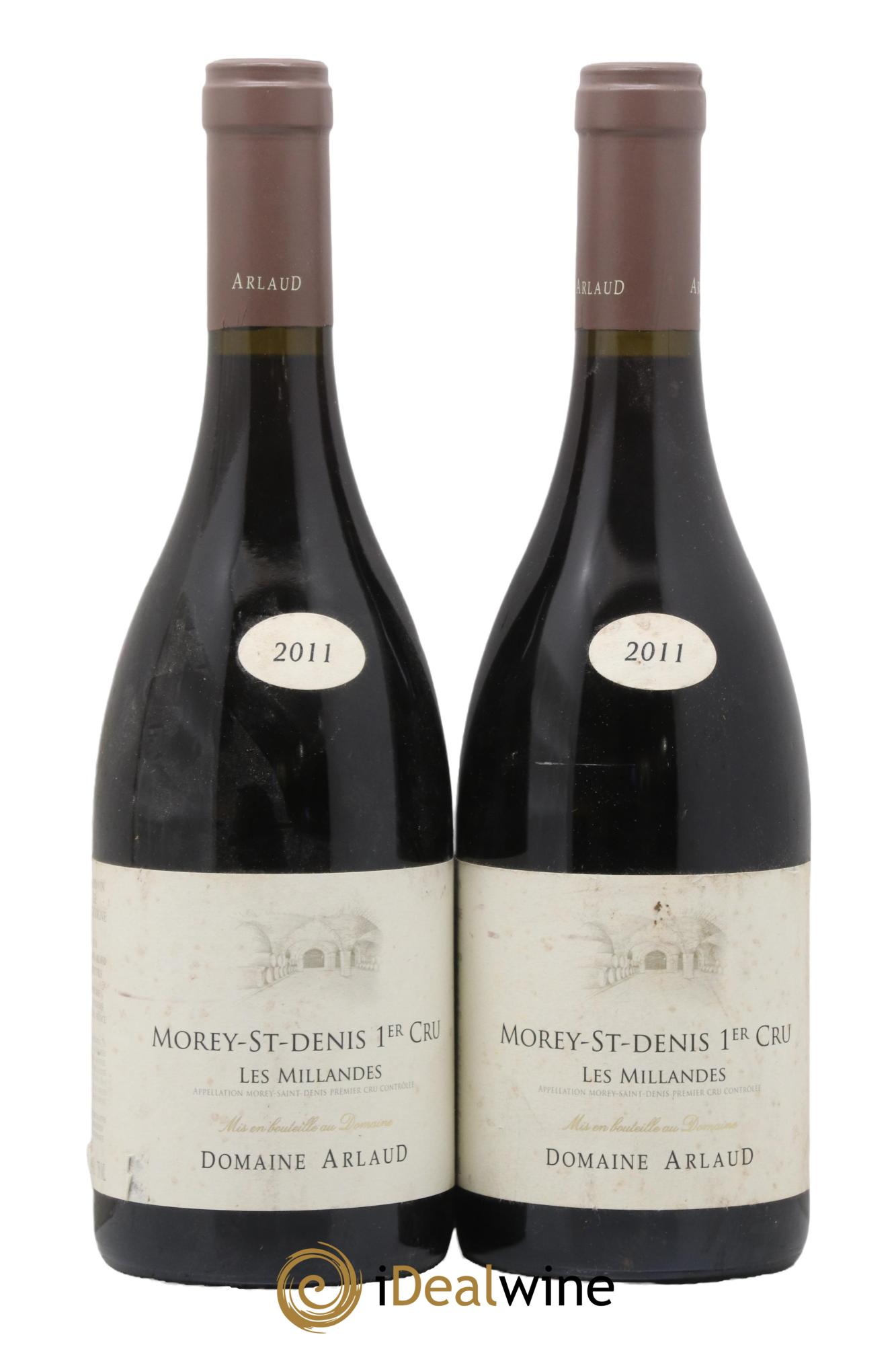 Morey Saint-Denis 1er Cru Les Millandes Arlaud 2011 - Posten von 2 Flaschen - 0