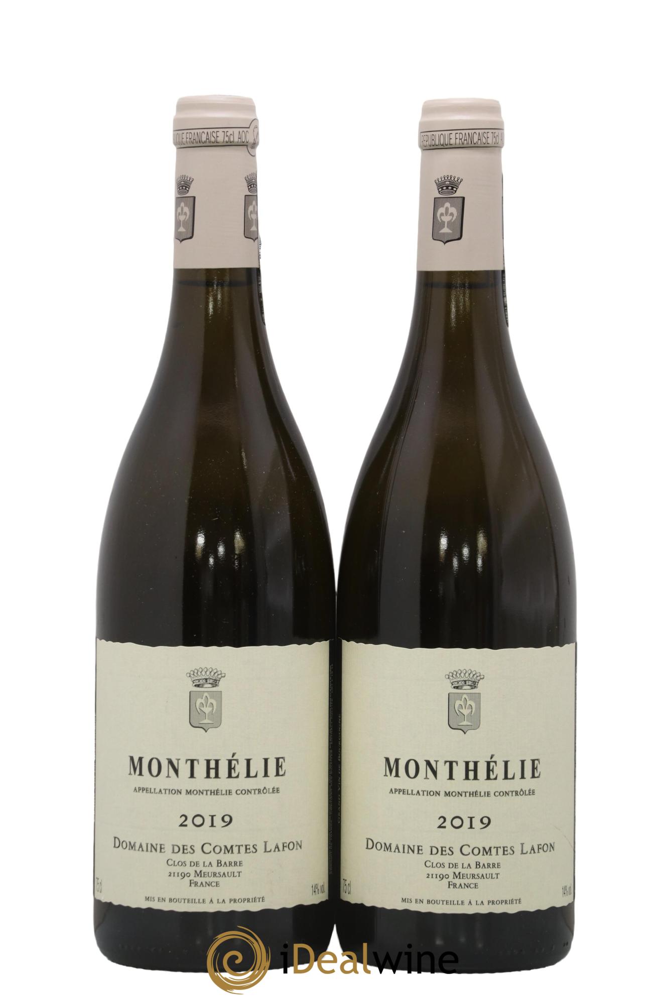 Monthélie Comtes Lafon (Domaine des) 2019 - Lot de 2 bouteilles - 0