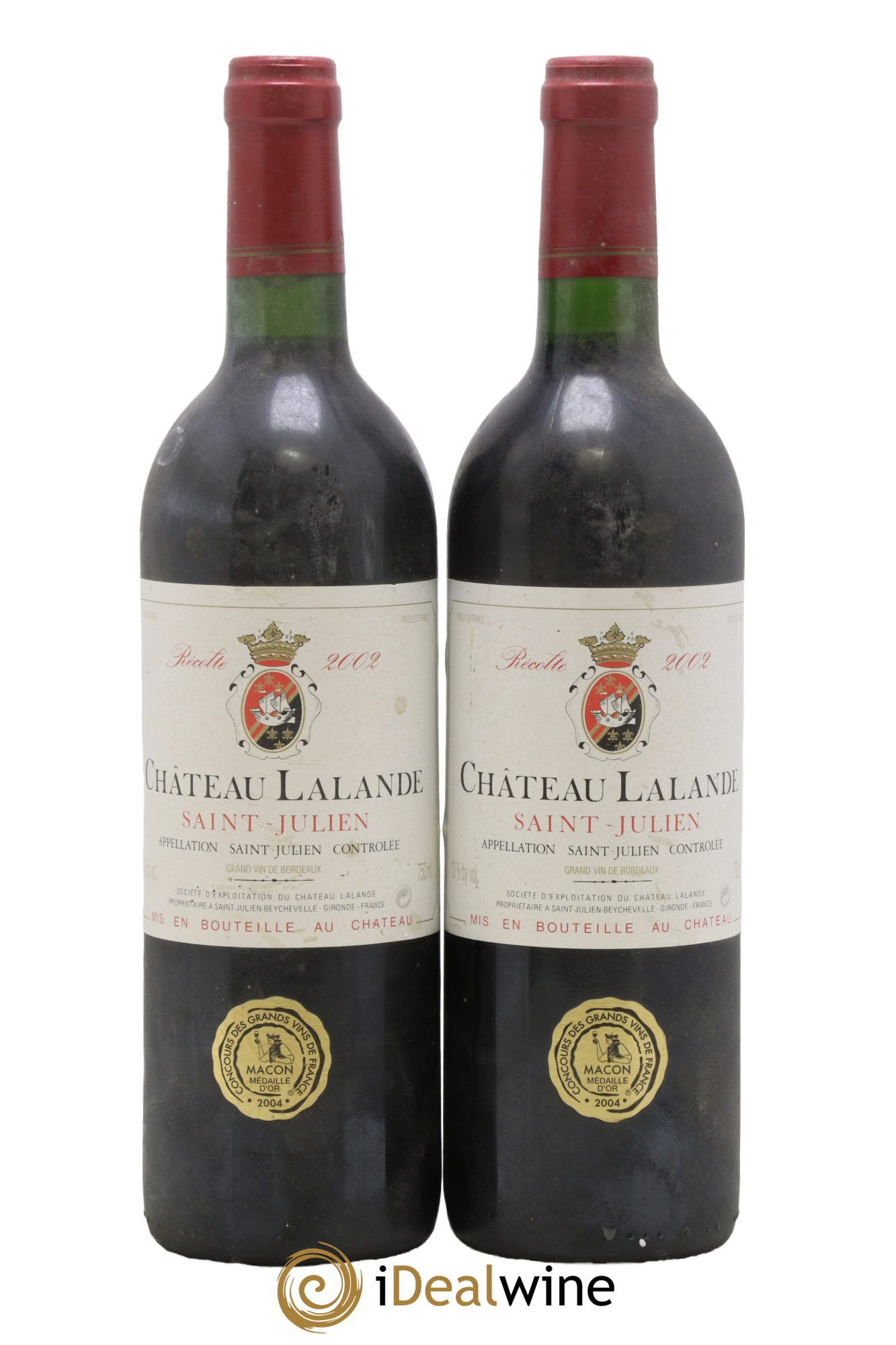 Château Lalande 2002 - Lot of 2 bottles - 0