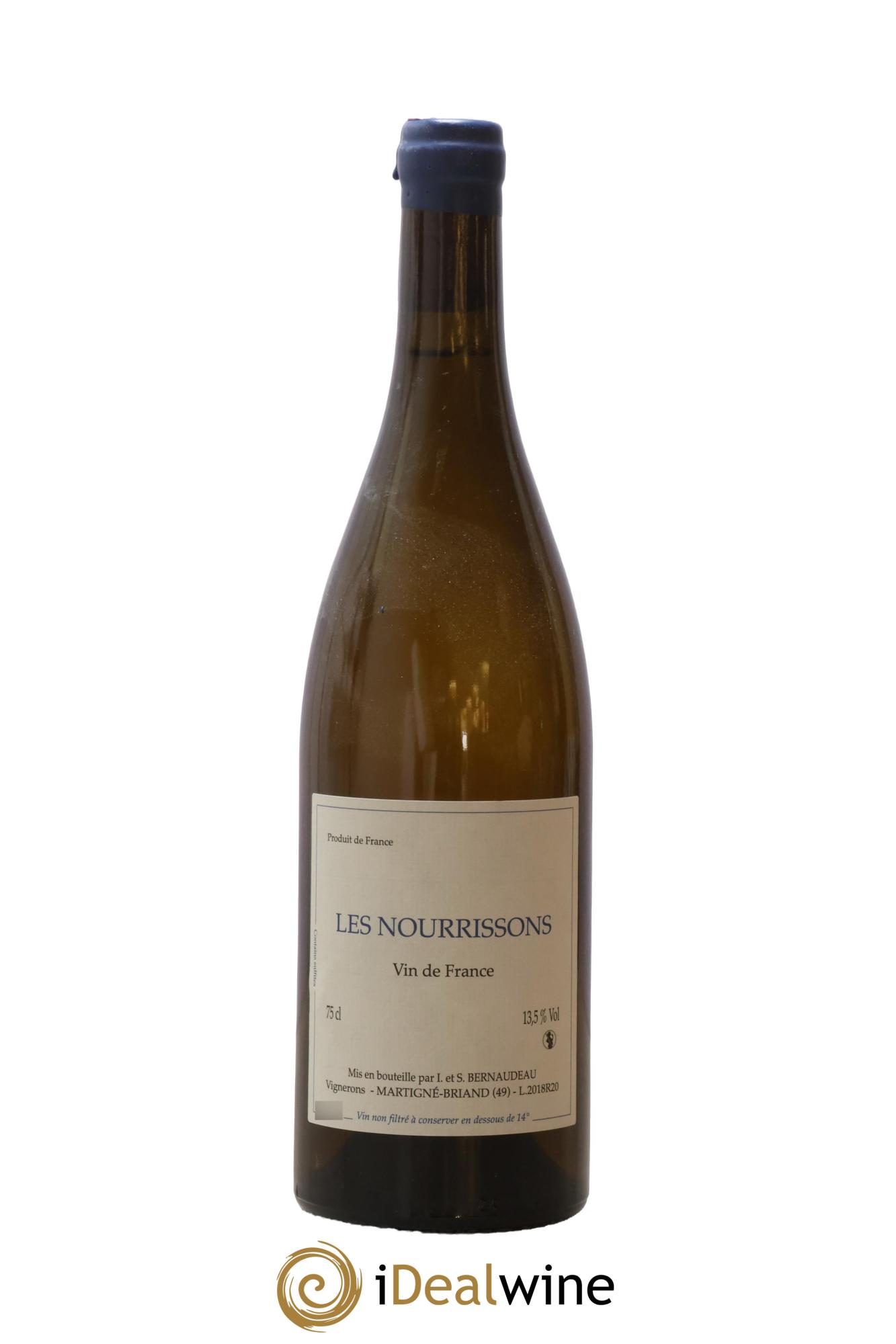 Vin de France Les Nourrissons Stéphane Bernaudeau 2018 - Lot of 1 bottle - 0