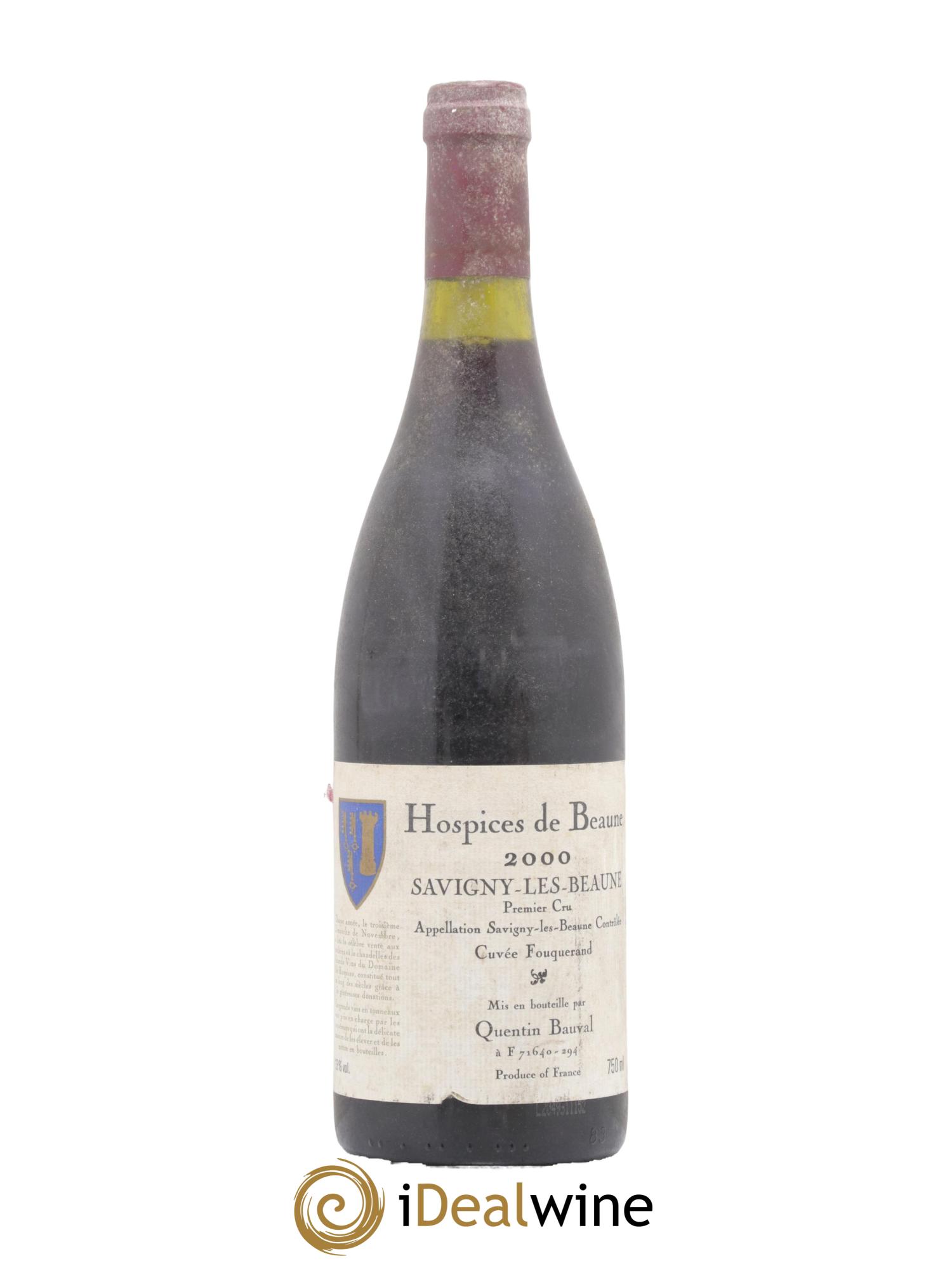 Savigny-lès-Beaune 1er Cru Cuvee Fouquerand Hospices de Beaune 2000 - Lot de 1 bouteille - 0