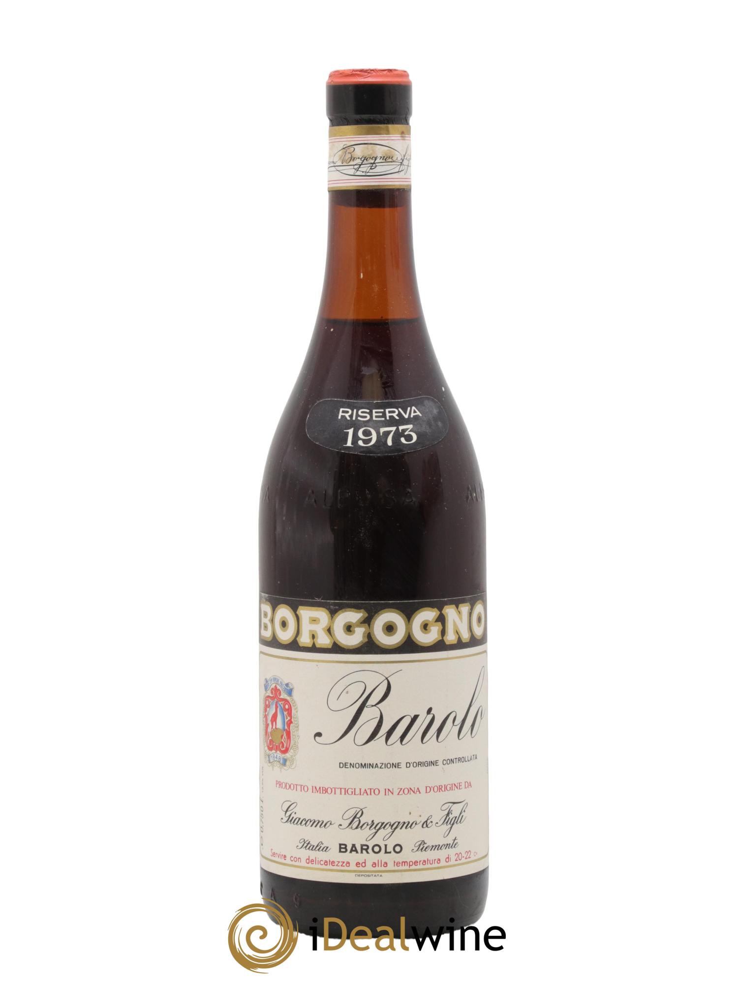 Barolo DOCG Riserva Giacomo Borgogno 1973 - Lot of 1 bottle - 0