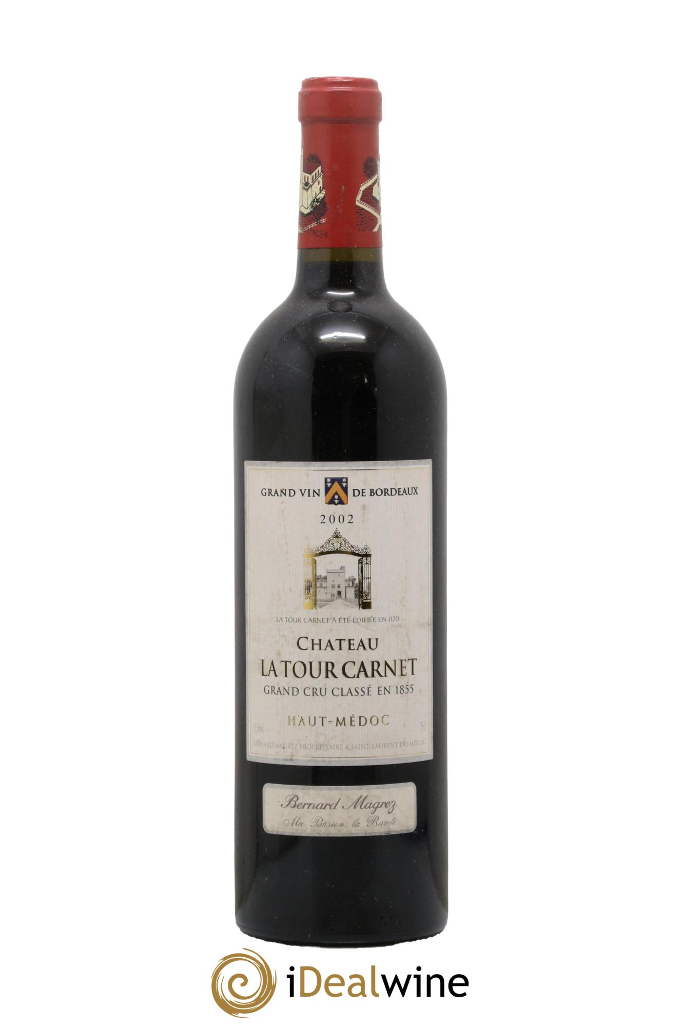 Château la Tour Carnet 4ème Grand Cru Classé 2002 - Lotto di 1 bottiglia - 0