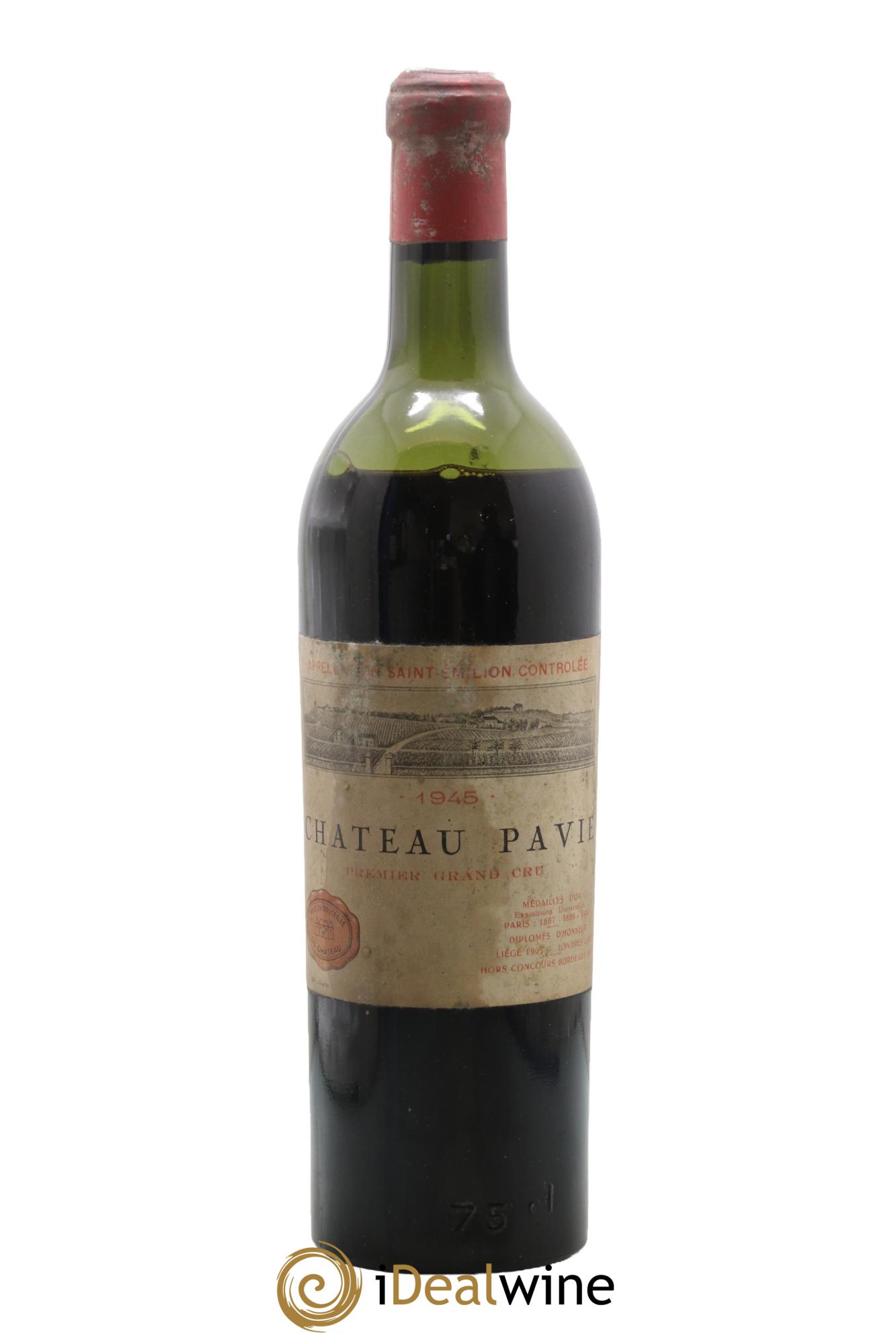 Château Pavie 1er Grand Cru Classé A 1945 - Lot de 1 bouteille - 0