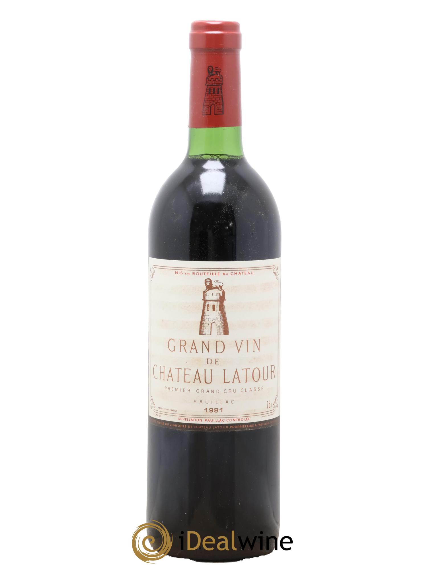 Château Latour 1er Grand Cru Classé 1981 - Lot of 1 bottle - 0