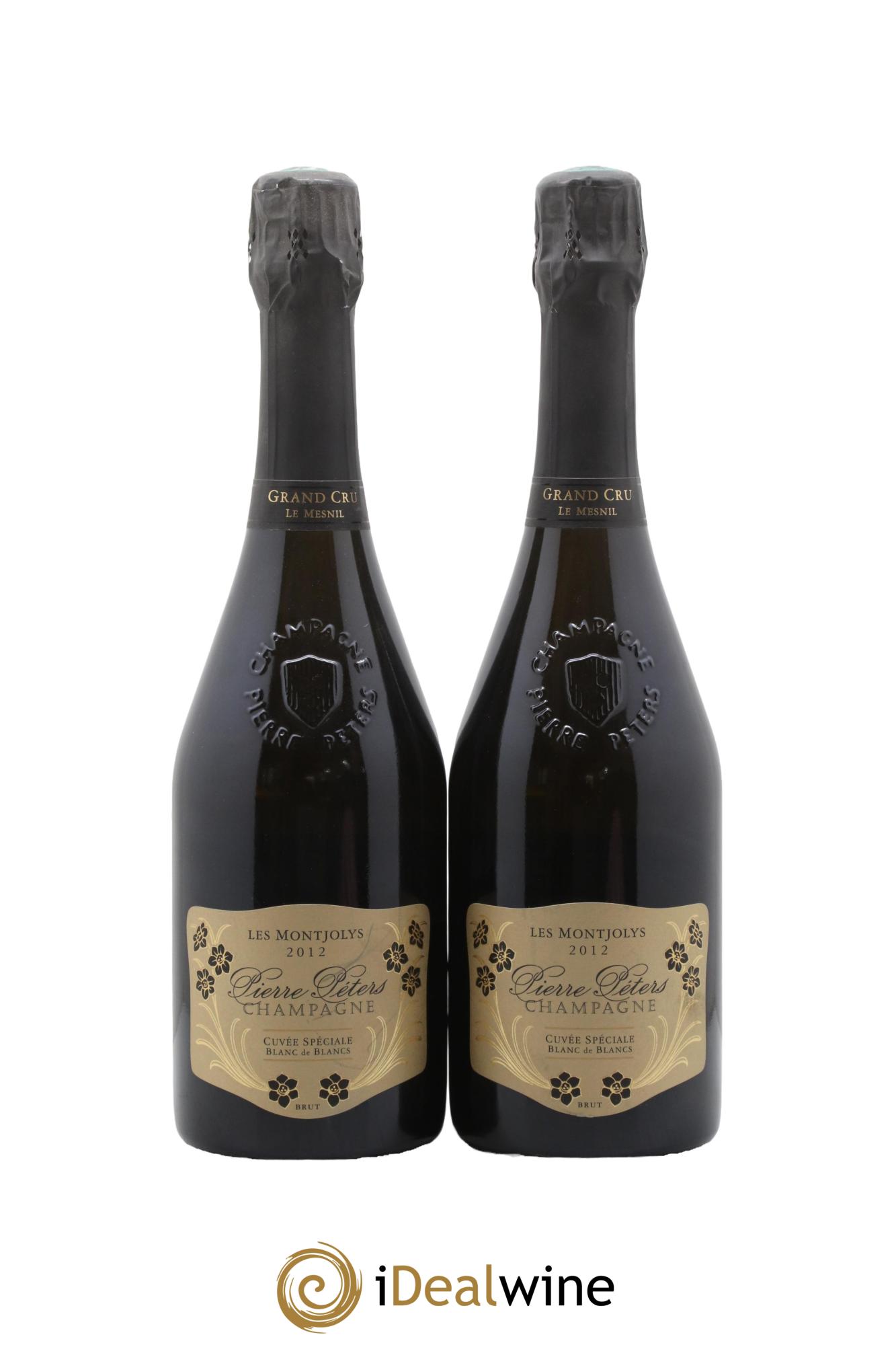 Les Montjolys Brut Blanc de Blancs Cuvée Spéciale Pierre Péters 2012 - Lot de 2 bouteilles - 0