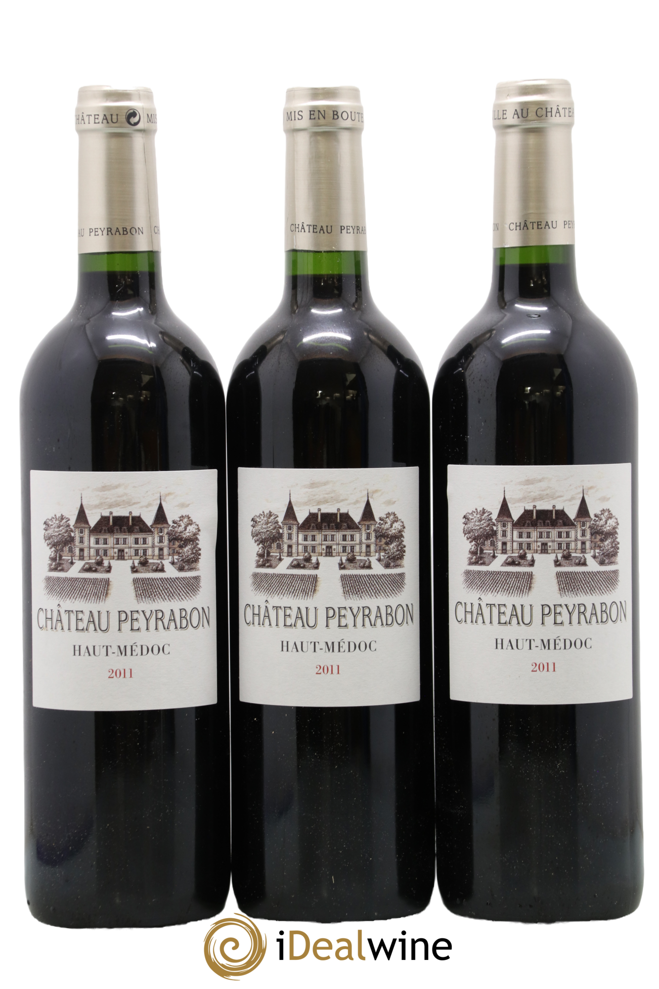 Château Peyrabon Cru Bourgeois 2011 - Lot of 3 bottles - 0