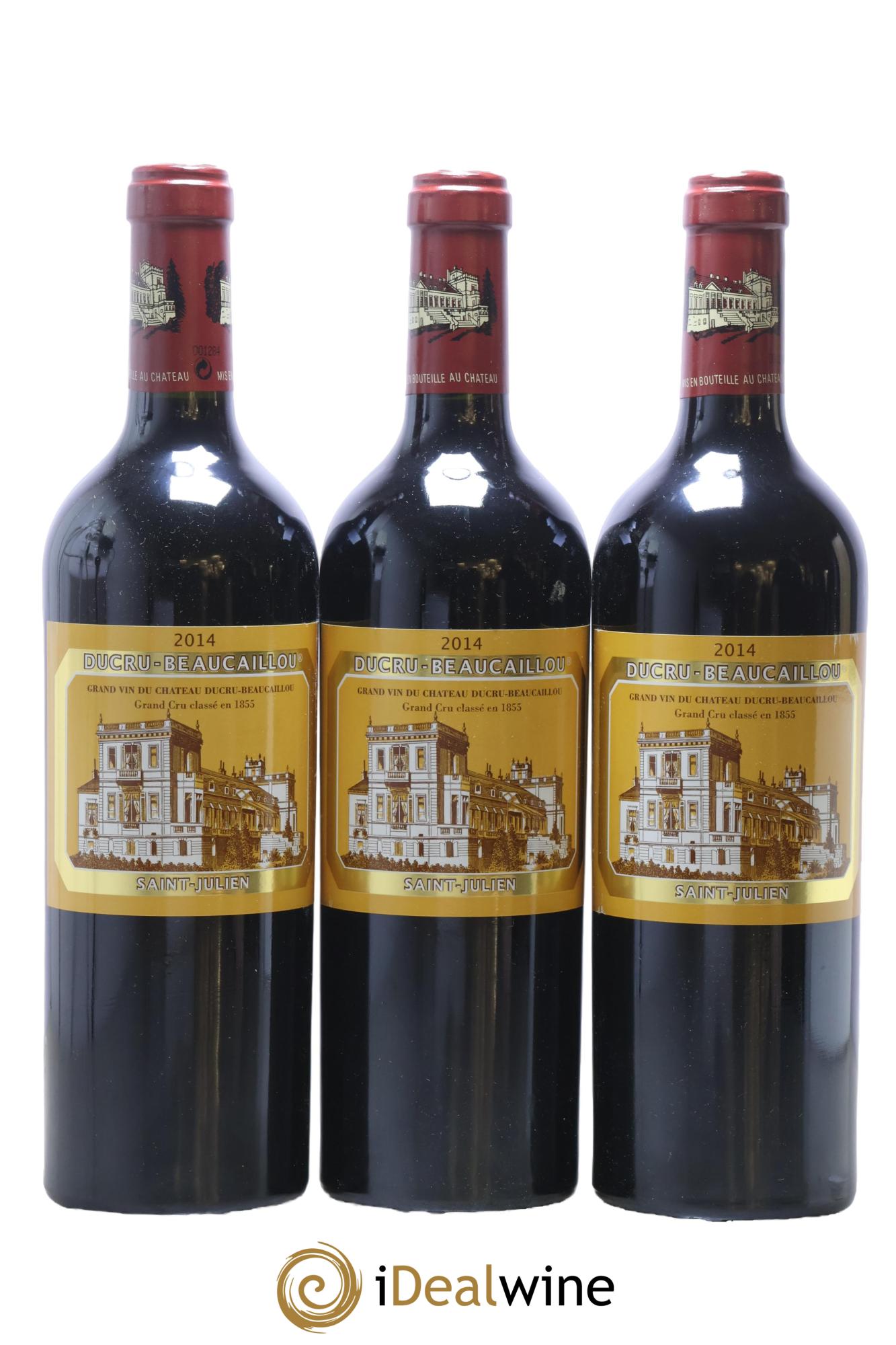 Château Ducru Beaucaillou 2ème Grand Cru Classé 2014 - Lot of 3 bottles - 0