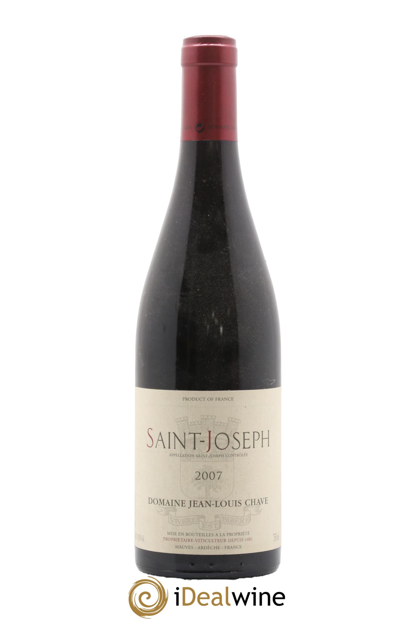 Saint-Joseph Jean-Louis Chave 2007 - Lot of 1 bottle - 0