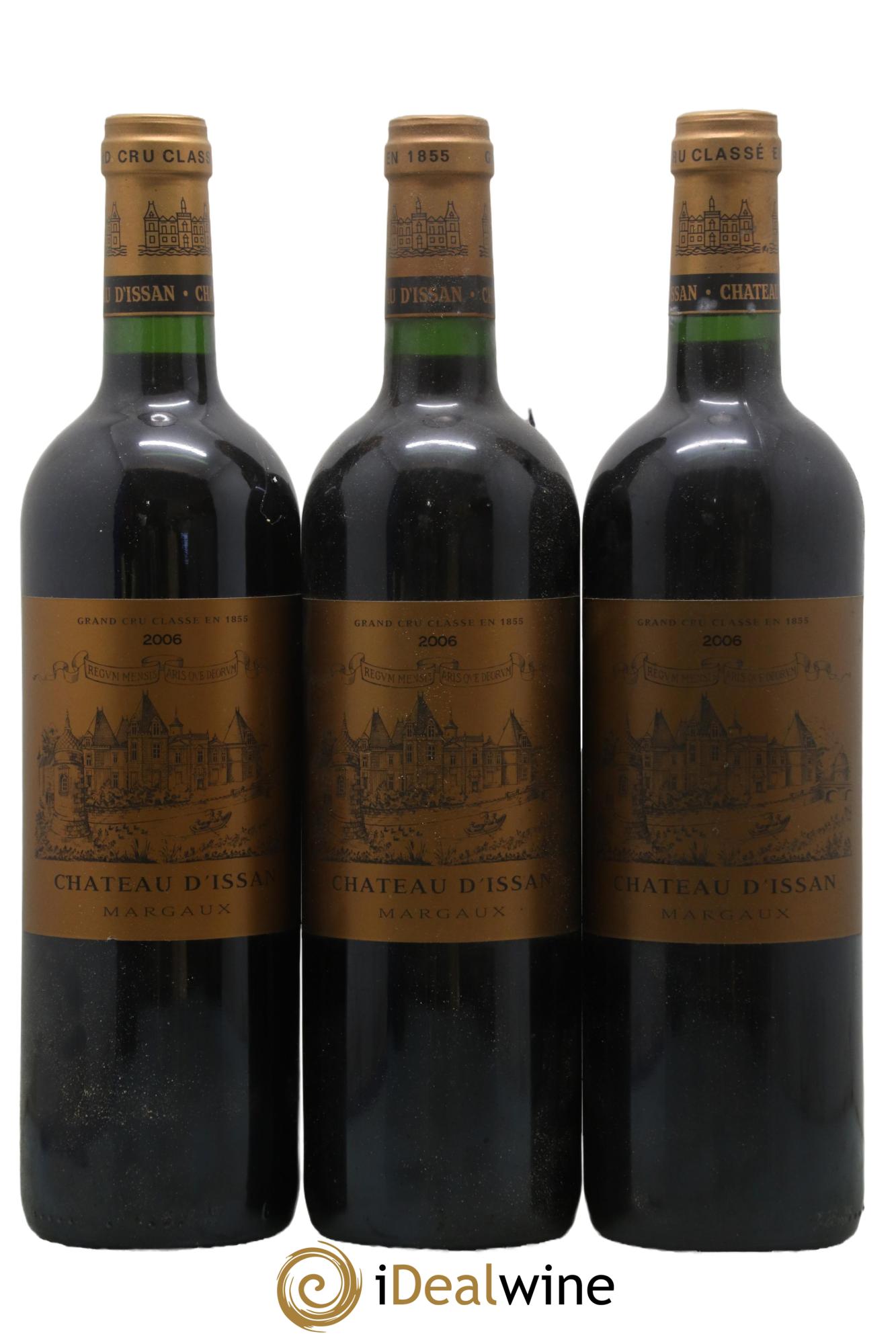 Château d'Issan 3ème Grand Cru Classé 2006 - Lot de 3 bouteilles - 0