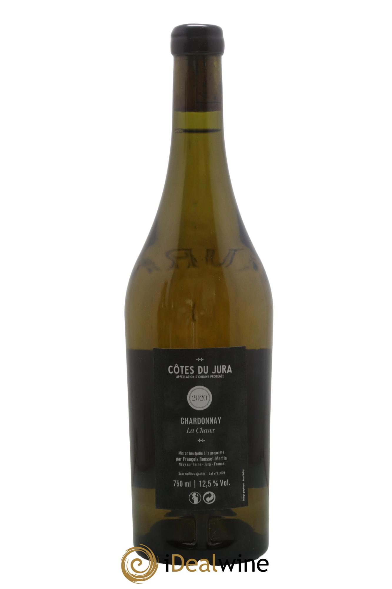Côtes du Jura La Chaux François Rousset Martin 2020 - Lot de 1 bouteille - 1