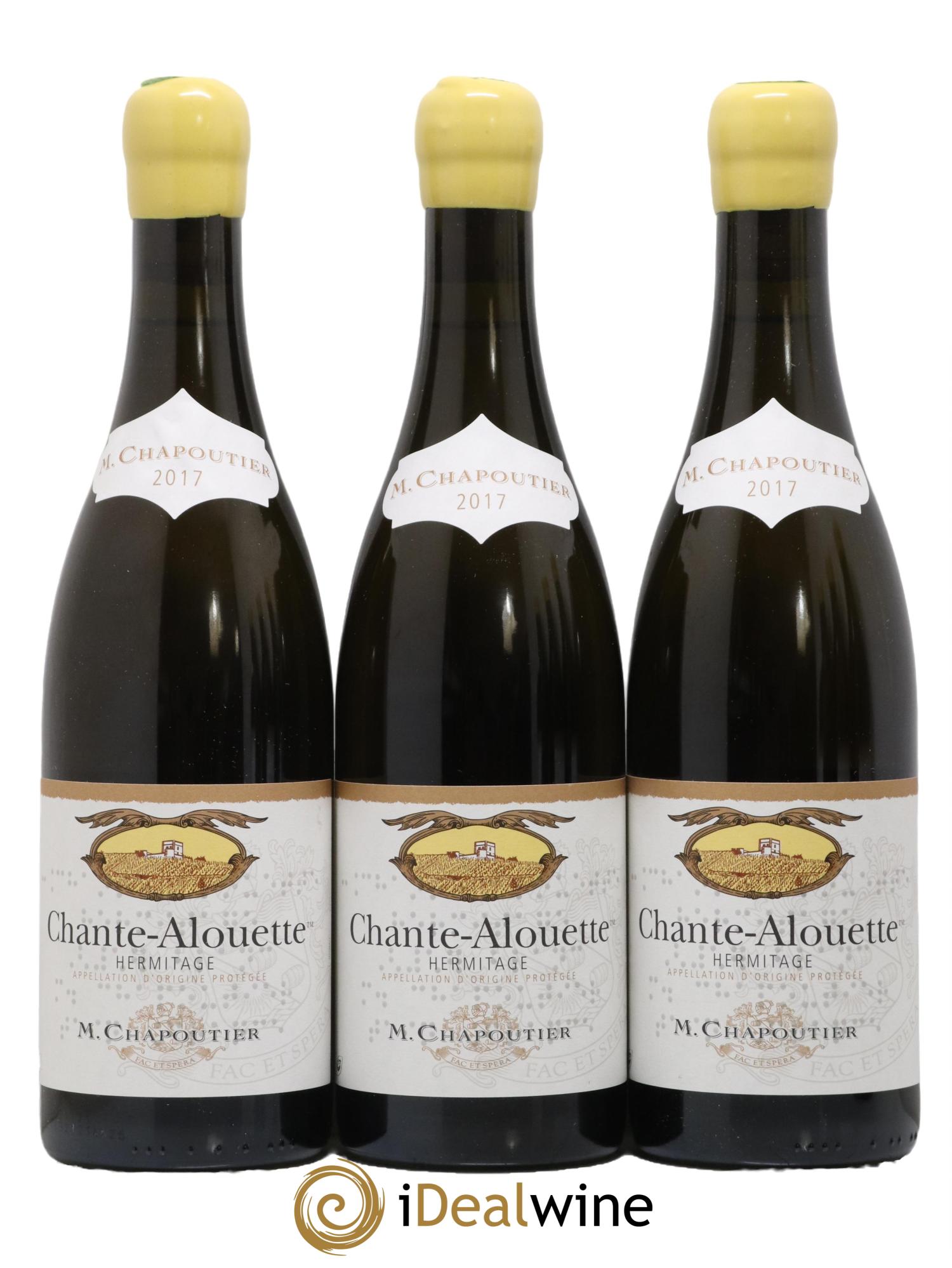 Hermitage Chante Alouette Chapoutier 2017 - Posten von 6 Flaschen - 2