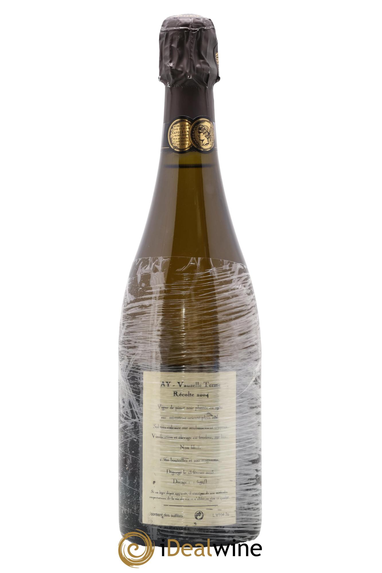 Aÿ Vauzelle Terme Extra-Brut Jacquesson 2004 - Lot de 1 bouteille - 1