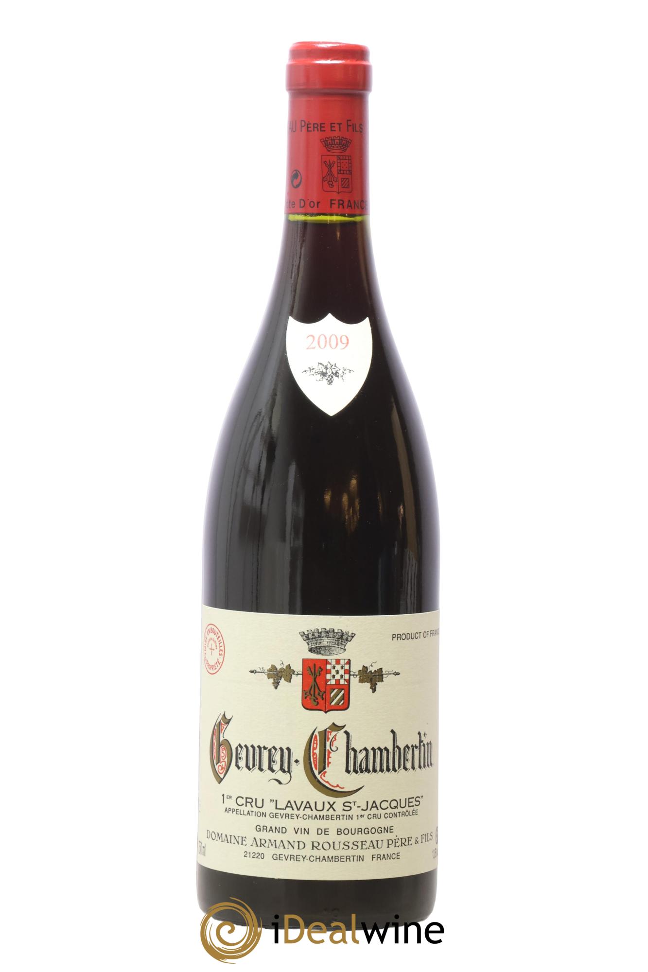 Gevrey-Chambertin 1er Cru Lavaux Saint Jacques Armand Rousseau (Domaine) 2009 - Lot of 1 bottle - 0