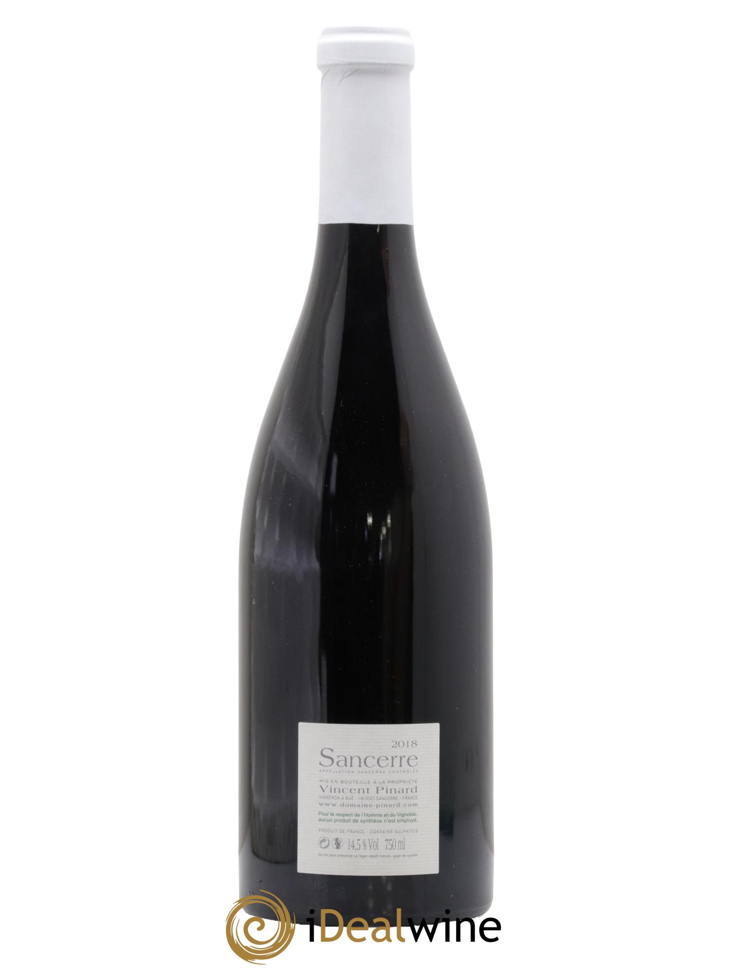 Sancerre Vendanges Entières Vincent Pinard  2018 - Lot de 1 bouteille - 1