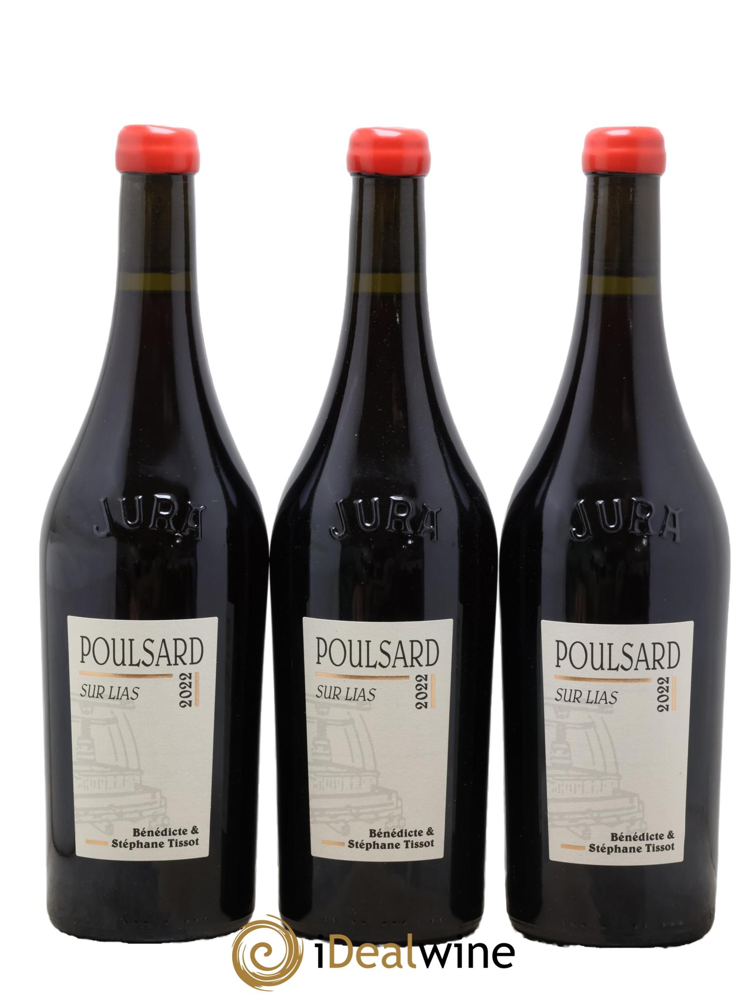 Arbois Poulsard sur Lias Bénédicte et Stéphane Tissot 2022 - Lot de 3 bouteilles - 0