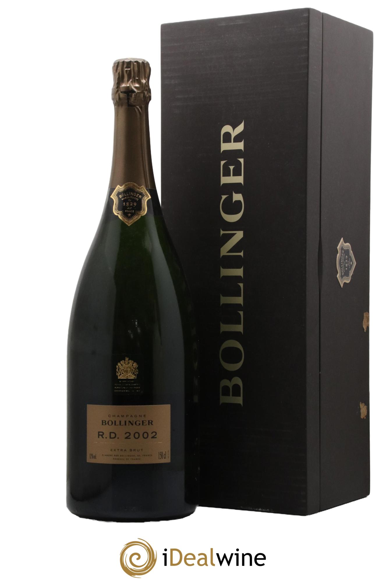R.D. Extra-Brut Bollinger 2002 - Lot de 1 magnum - 0