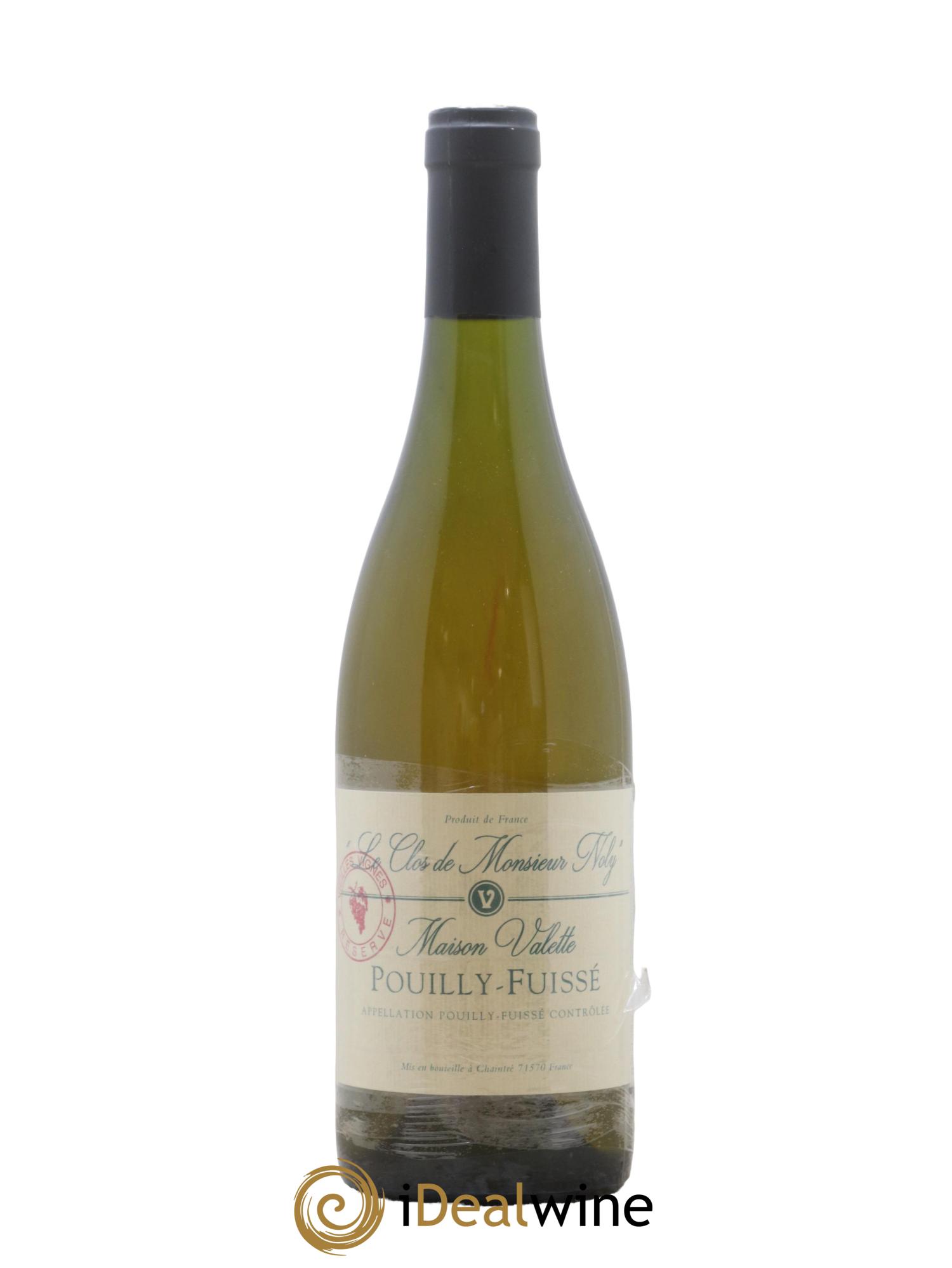 Pouilly-Fuissé Clos de Monsieur Noly Vieilles Vignes Valette (Domaine) - Lot de 1 bouteille - 0
