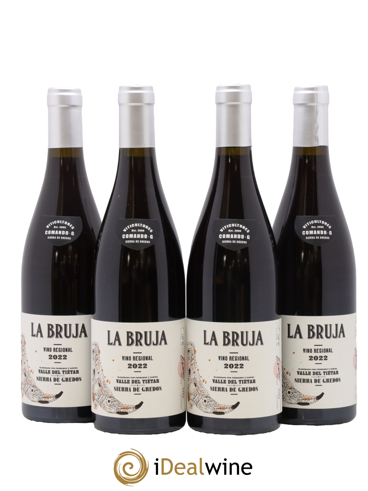 Vinos de Madrid DO Comando G La Bruja de Rozas 2022 - Lot of 4 bottles - 0