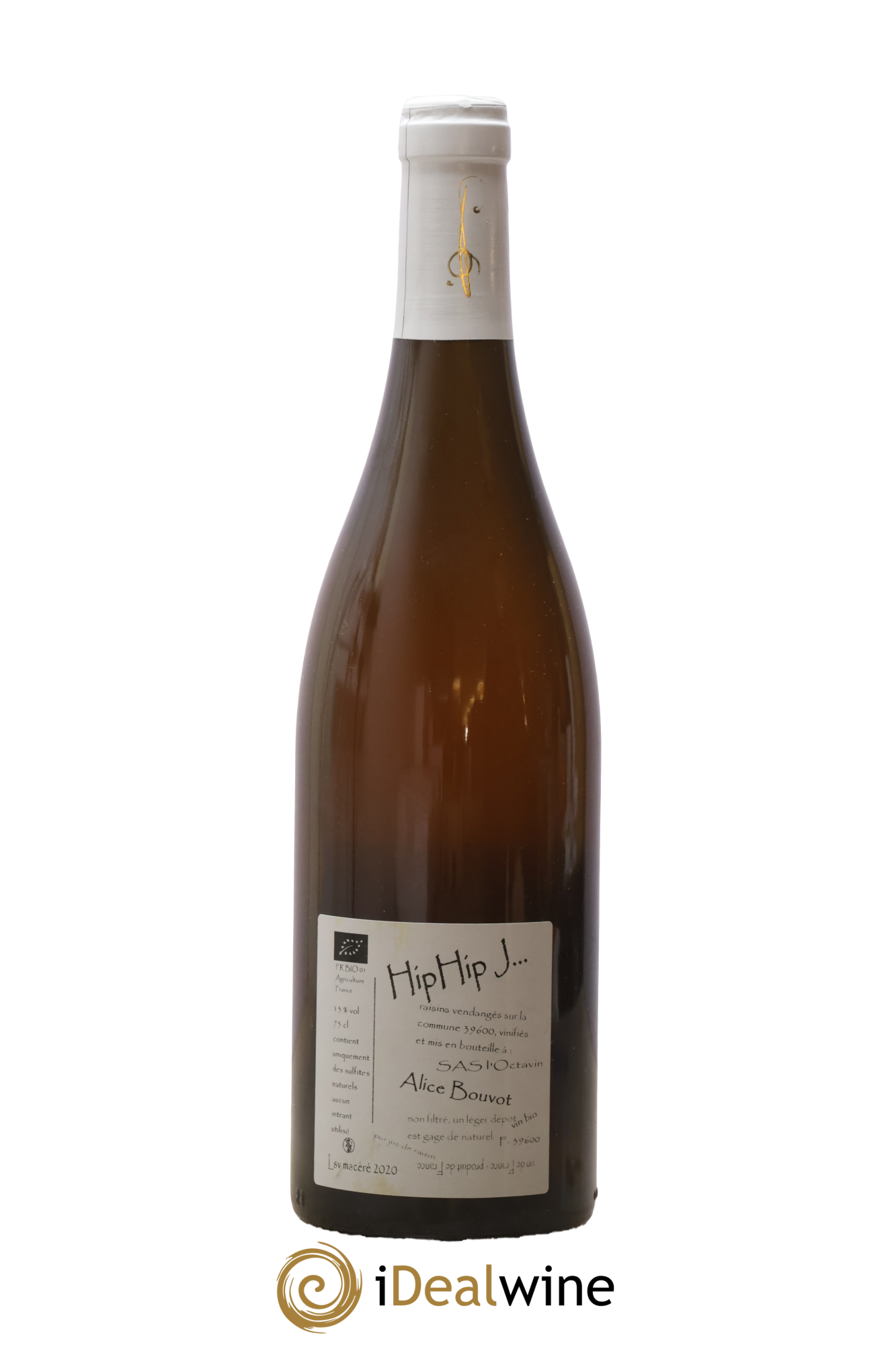 Vin de France Savagnin Macéré Hip Hip J Domaine de l'Octavin Alice Bouvot 2020 - Lot of 1 bottle - 1