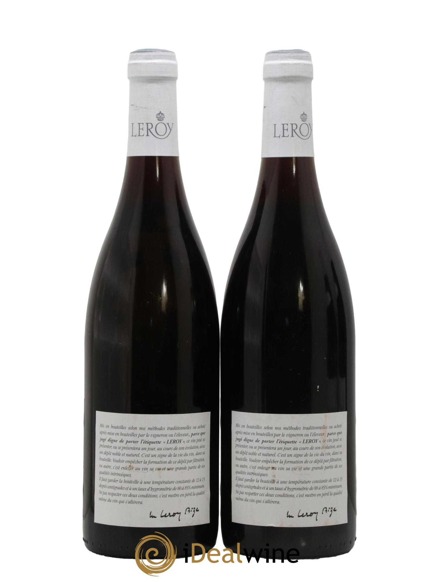 Savigny-lès-Beaune 1er Cru Les Guettes Leroy SA 1998 - Posten von 2 Flaschen - 1