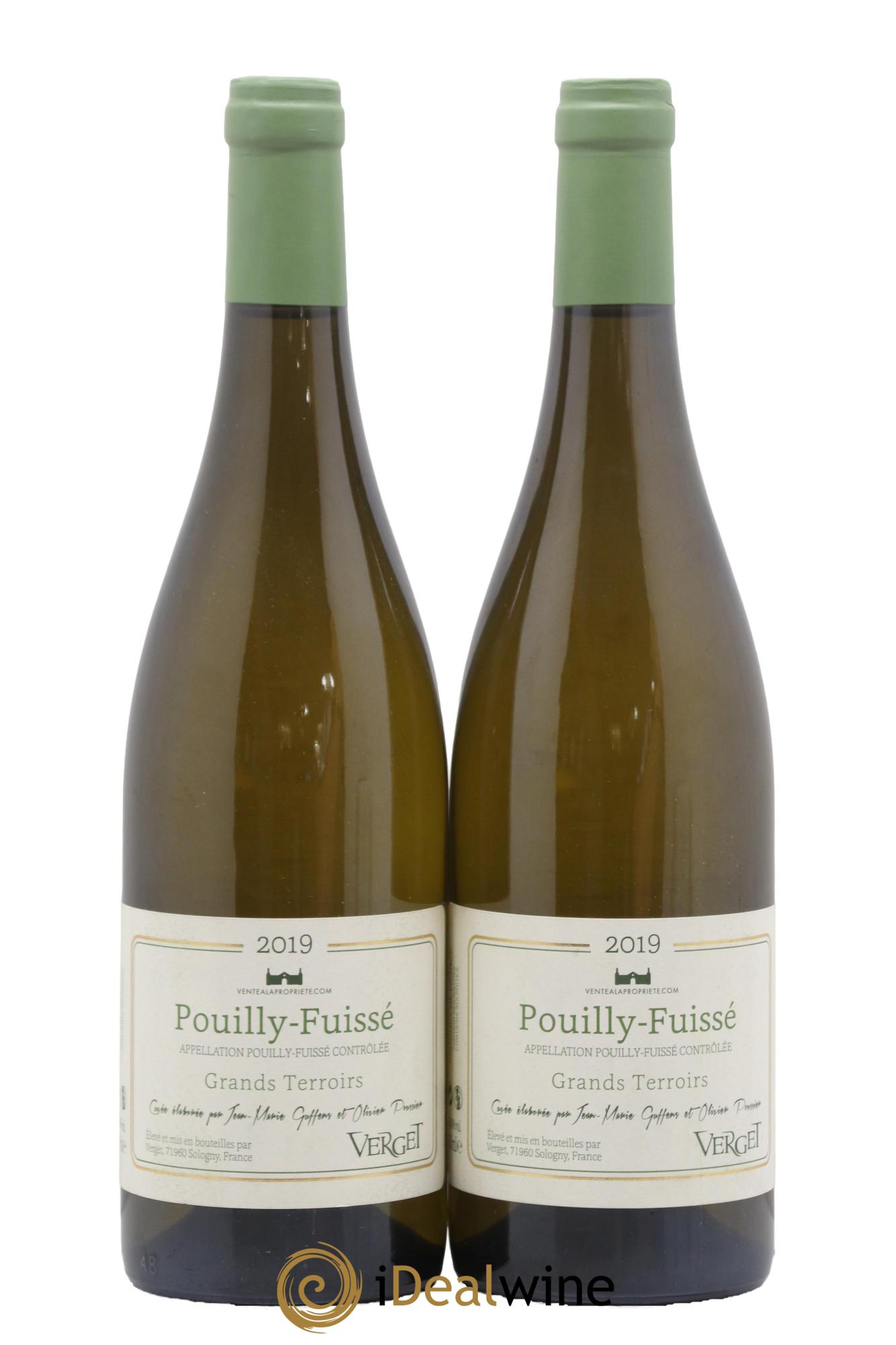 Pouilly-Fuissé Grands Terroirs Verget 2019 - Lot de 2 bouteilles - 0