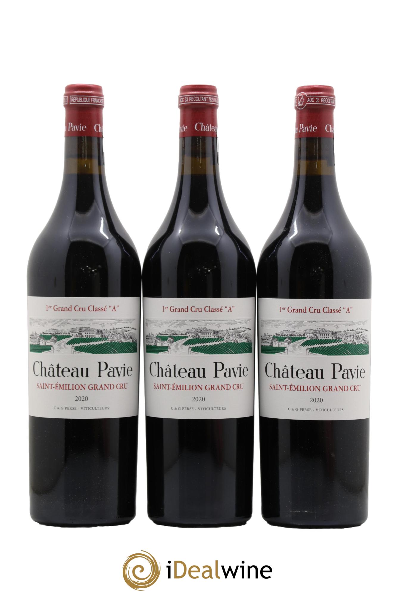 Château Pavie 1er Grand Cru Classé A  2020 - Posten von 6 Flaschen - 3