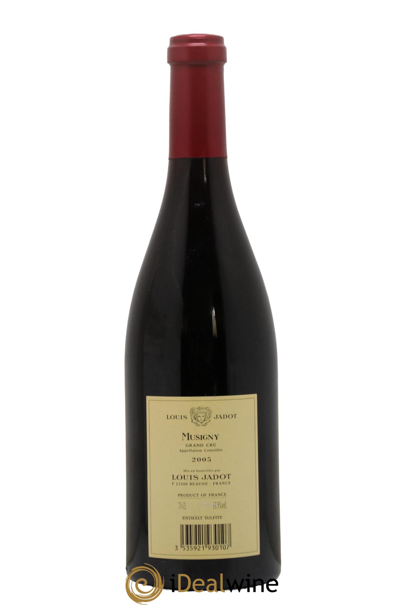 Musigny Grand Cru Louis Jadot (Domaine)  2005 - Lot of 1 bottle - 1