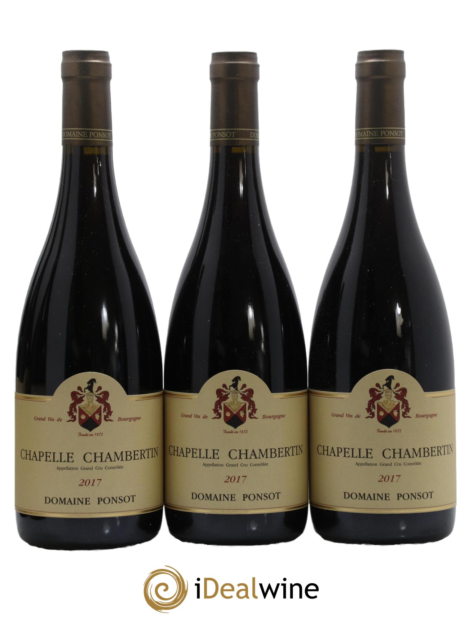 Chapelle-Chambertin Grand Cru Ponsot (Domaine) 2017 - Lot of 6 bottles - 1