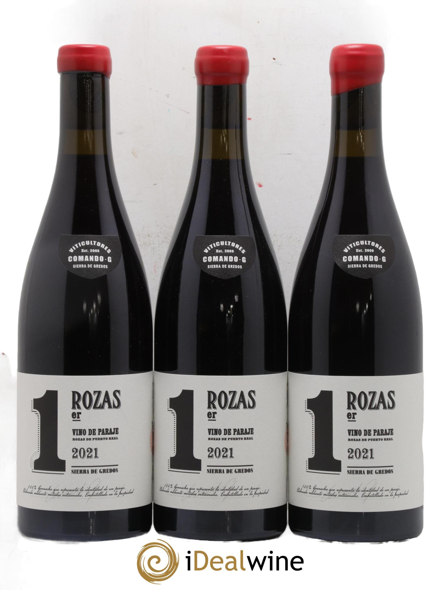 Vinos de Madrid DO Rozas 1er Comando G 2021 - Lot of 3 bottles - 0