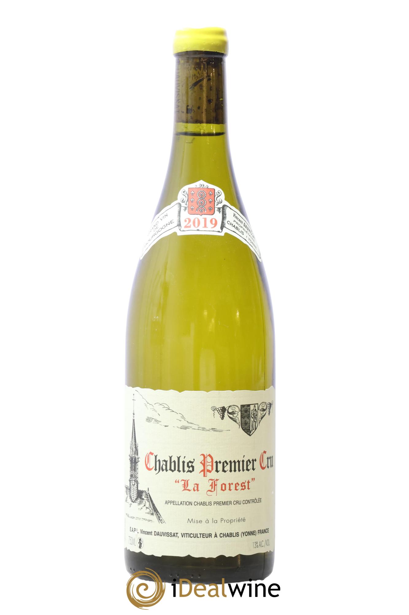Chablis 1er Cru La Forest Vincent Dauvissat (Domaine) 2019 - Lot de 1 bouteille - 0