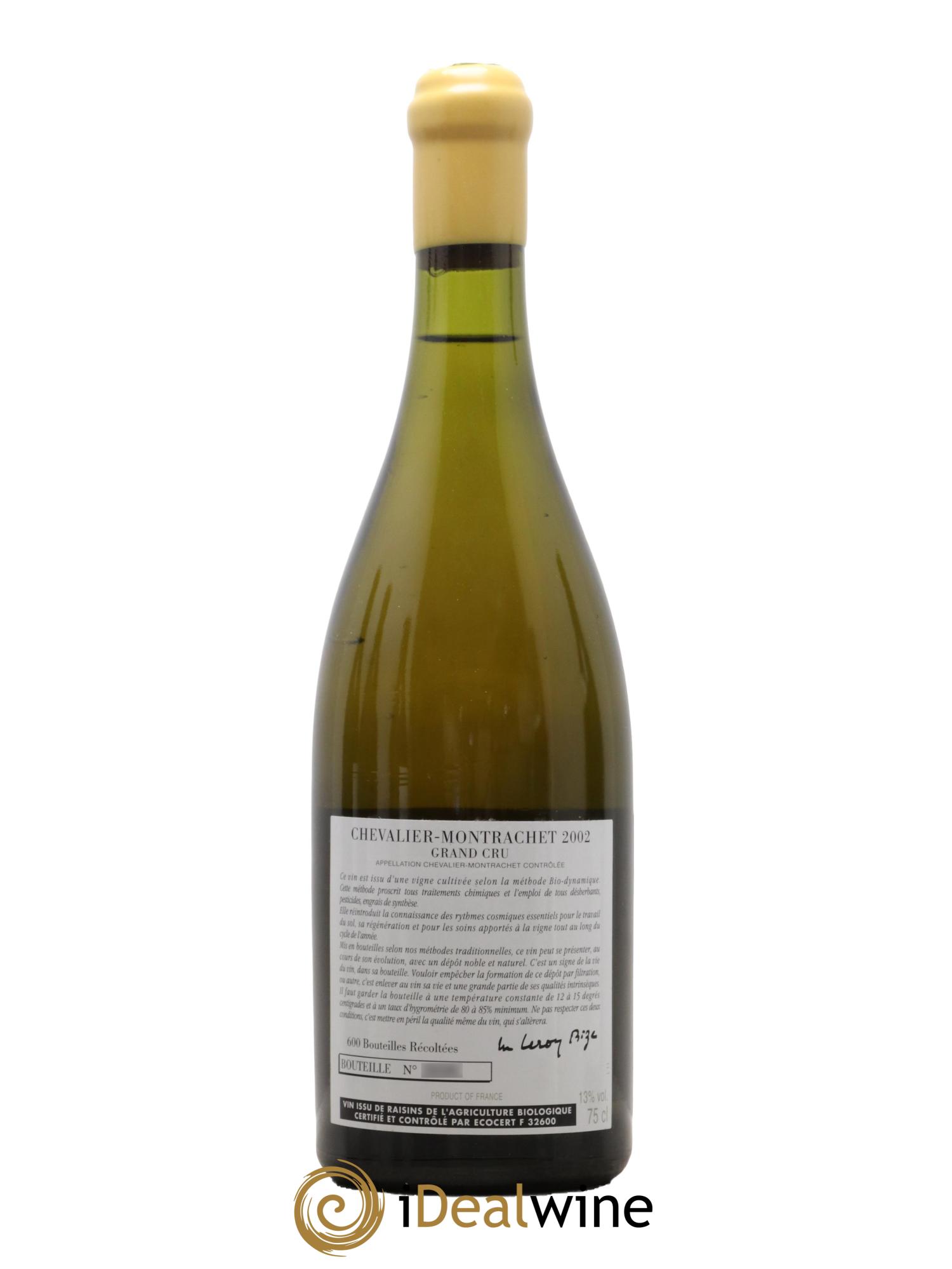 Chevalier-Montrachet Grand Cru d'Auvenay (Domaine) 2002 - Posten von 1 Flasche - 1