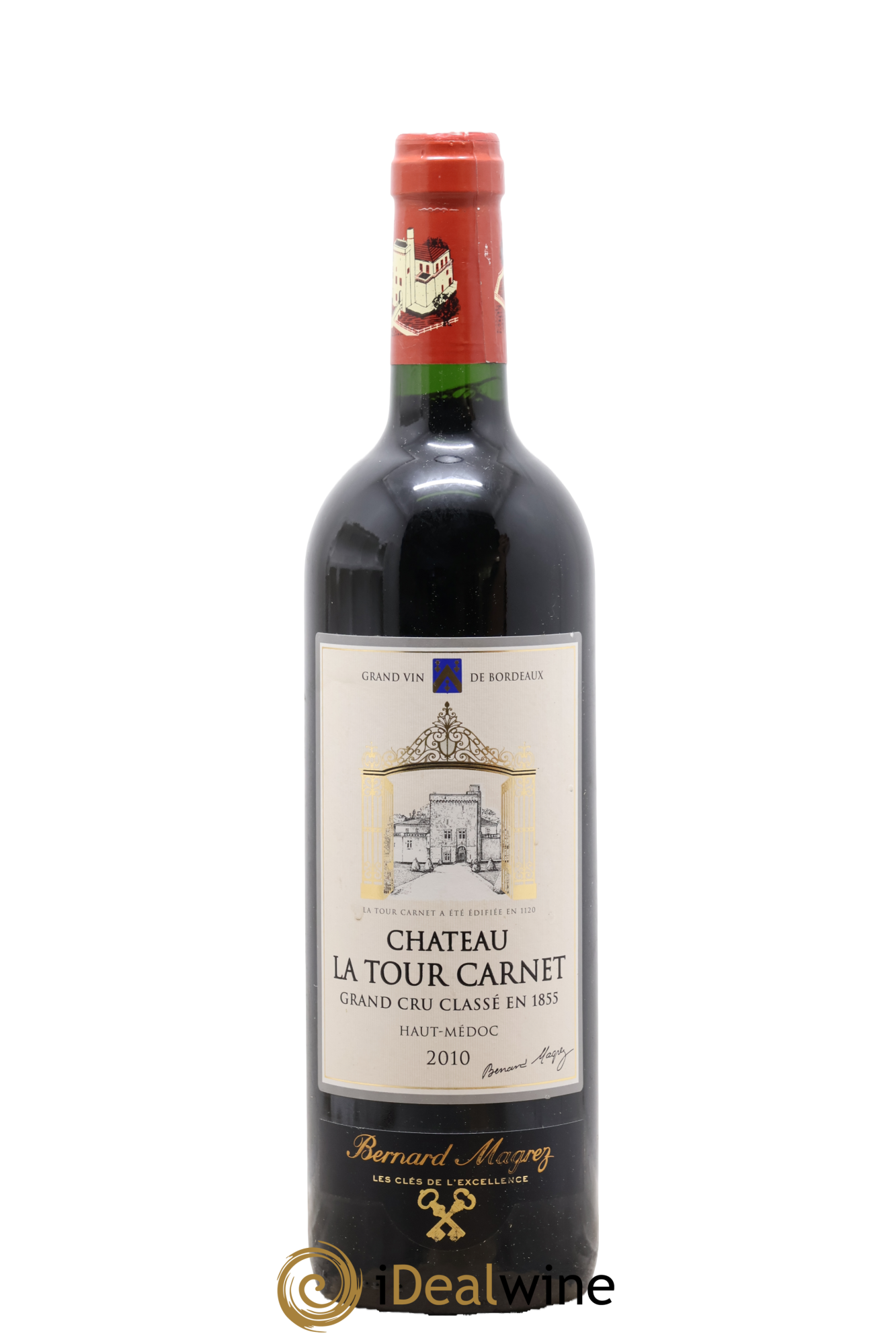Château la Tour Carnet 4ème Grand Cru Classé 2010 - Lot de 1 bouteille - 0