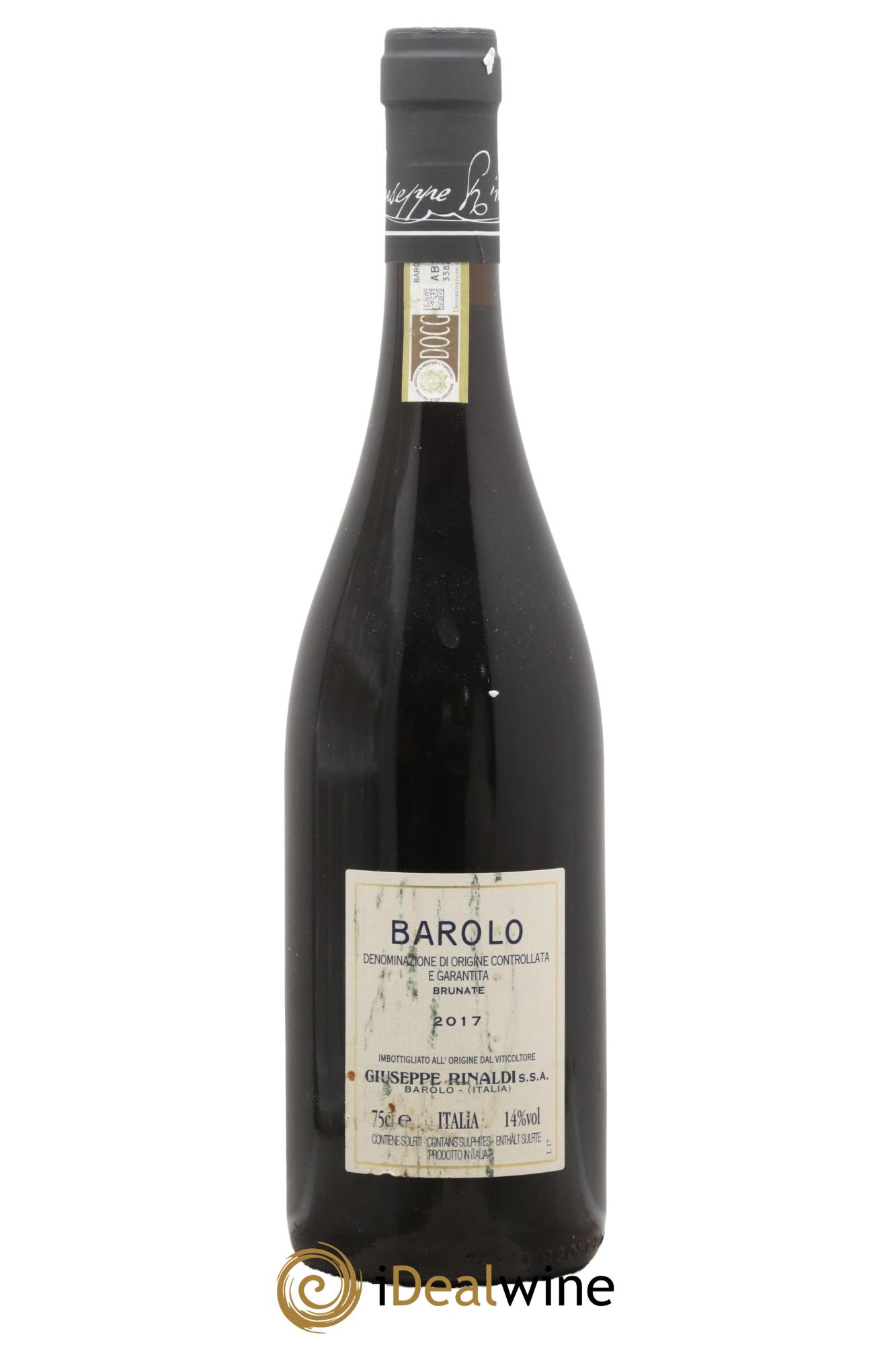 Barolo DOCG Brunate Giuseppe Rinaldi 2017 - Posten von 1 Flasche - 1