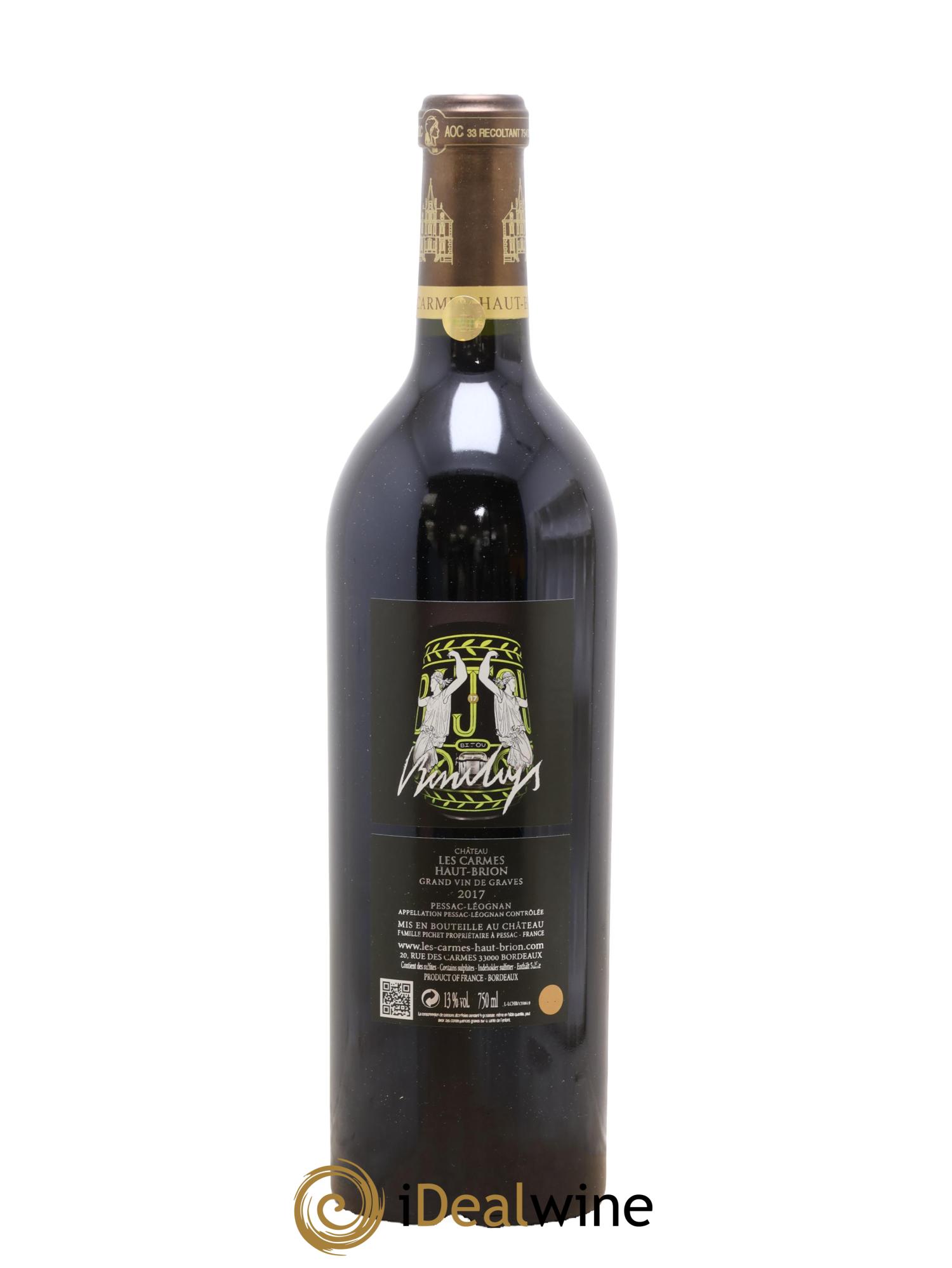 Château Les Carmes Haut-Brion 2017 - Posten von 1 Flasche - 2