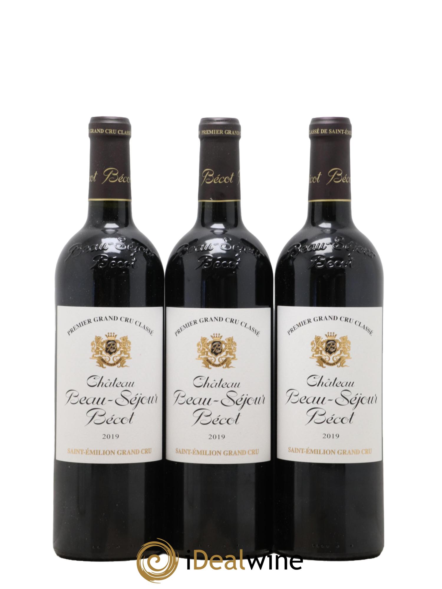 Château Beau-Séjour Bécot 1er Grand Cru Classé B 2019 - Lot of 6 bottles - 1
