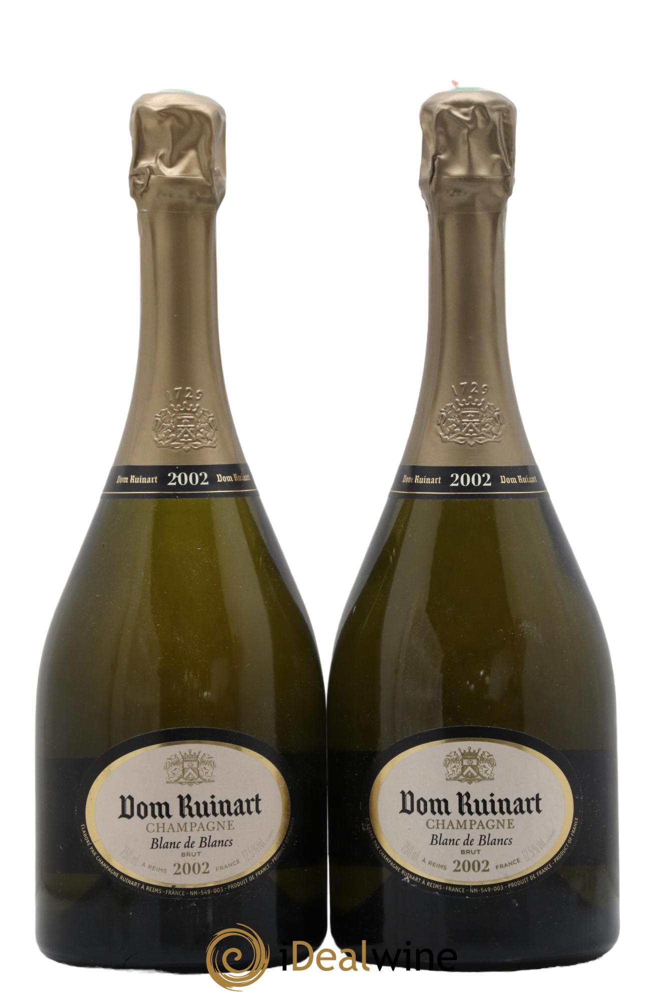 Dom Ruinart Brut Ruinart 2002 - Lotto di 2 bottiglie - 0