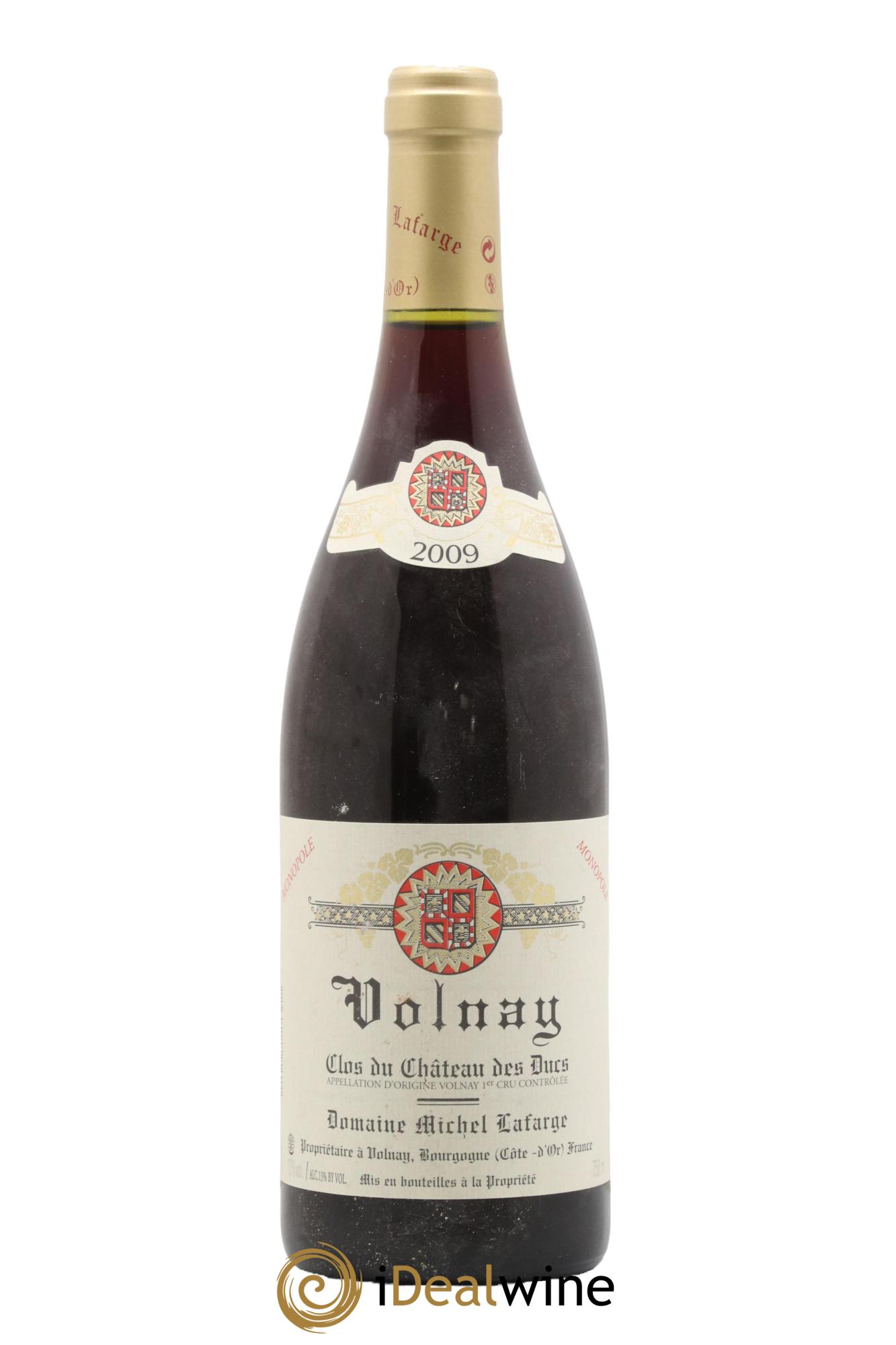 Volnay 1er Cru Clos du Château des Ducs Lafarge (Domaine) 2009 - Lot de 1 bouteille - 0