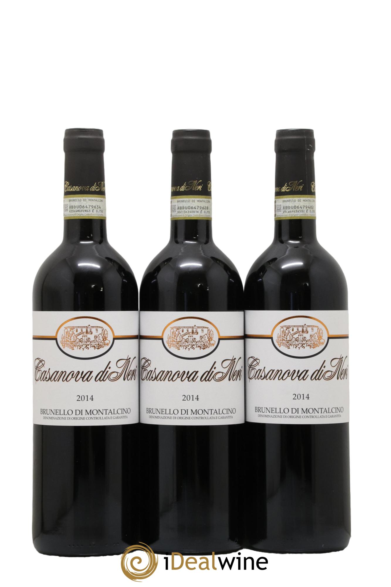 Brunello di Montalcino DOCG Casanova di Neri - Giacomo Neri 2014 - Lot of 3 bottles - 0