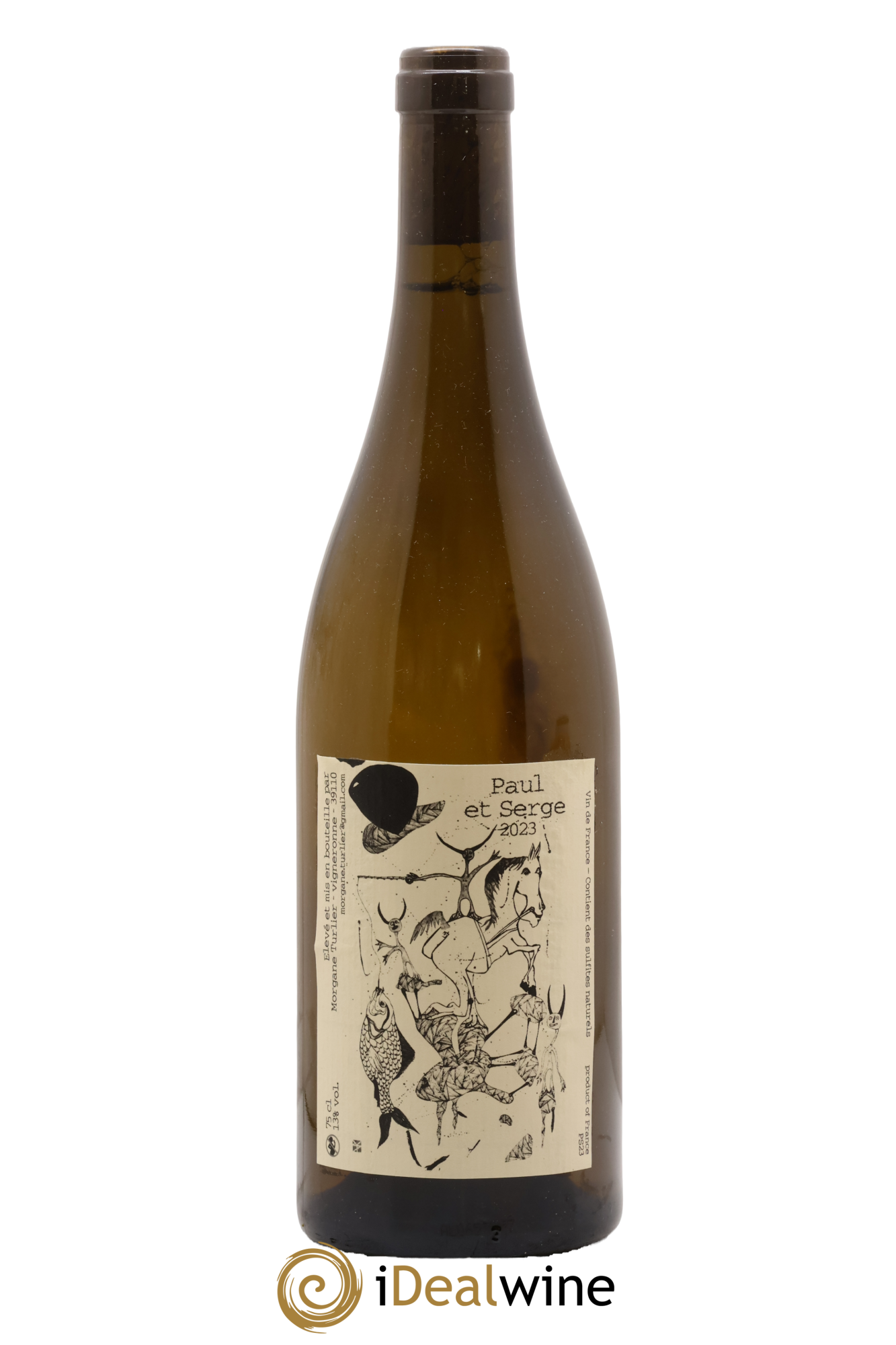 Vin de France Paul et Serge Morgane Turlier 2023 - Lot de 1 bouteille - 0