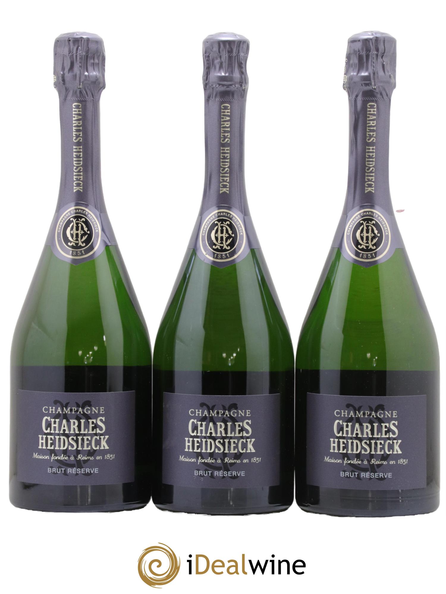Brut Réserve Charles Heidsieck - Lot de 3 bouteilles - 0