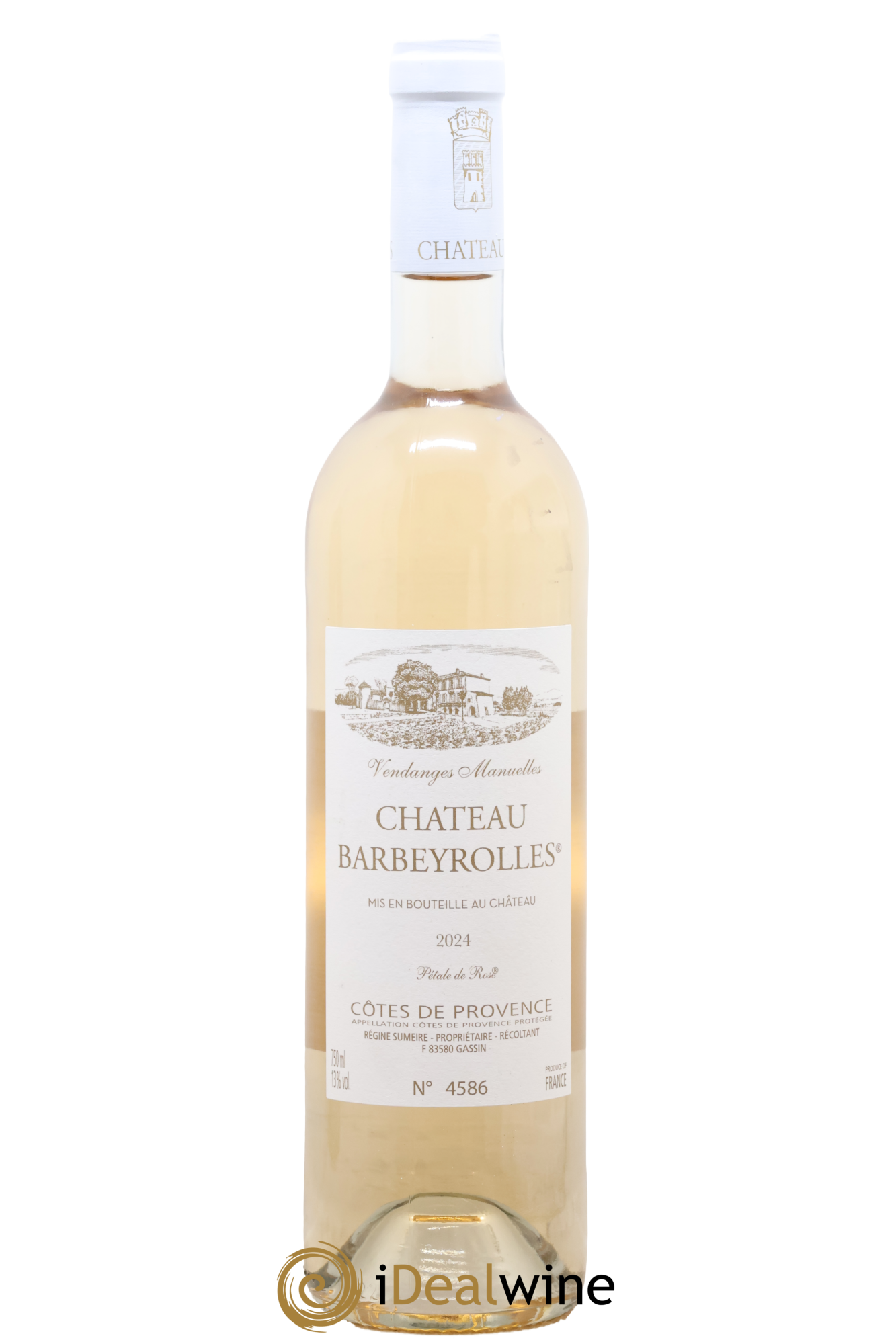 Côtes de Provence Pétale de rose Château Barbeyrolles 2024 - Lot de 1 bouteille - 0
