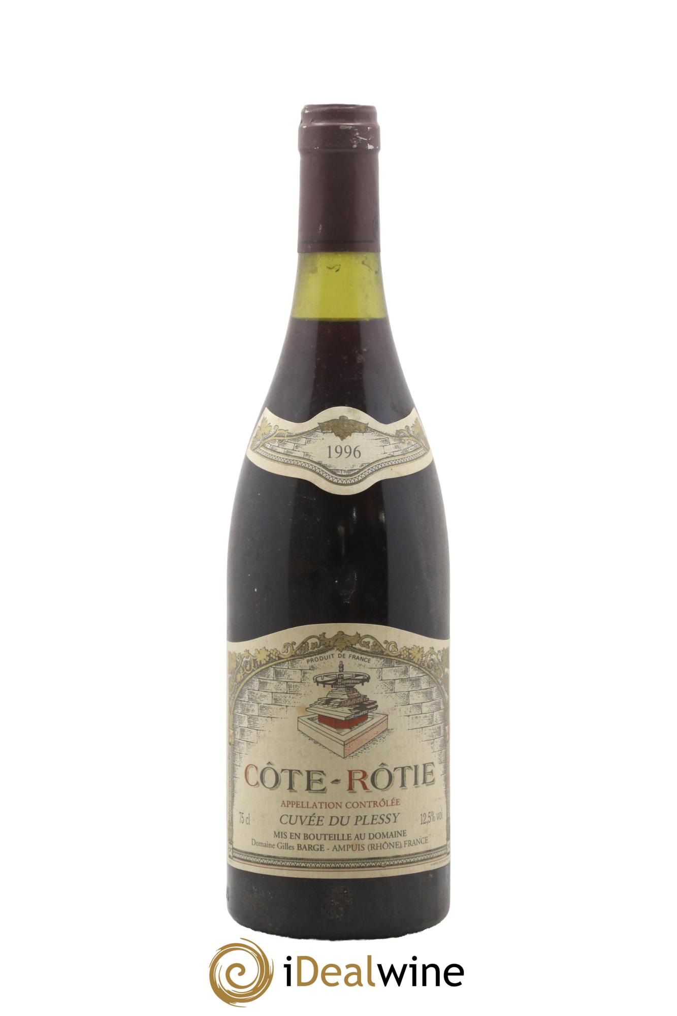 Côte-Rôtie Cuvée du Plessy Barge (Domaine) 1996 - Lot de 1 bouteille - 0