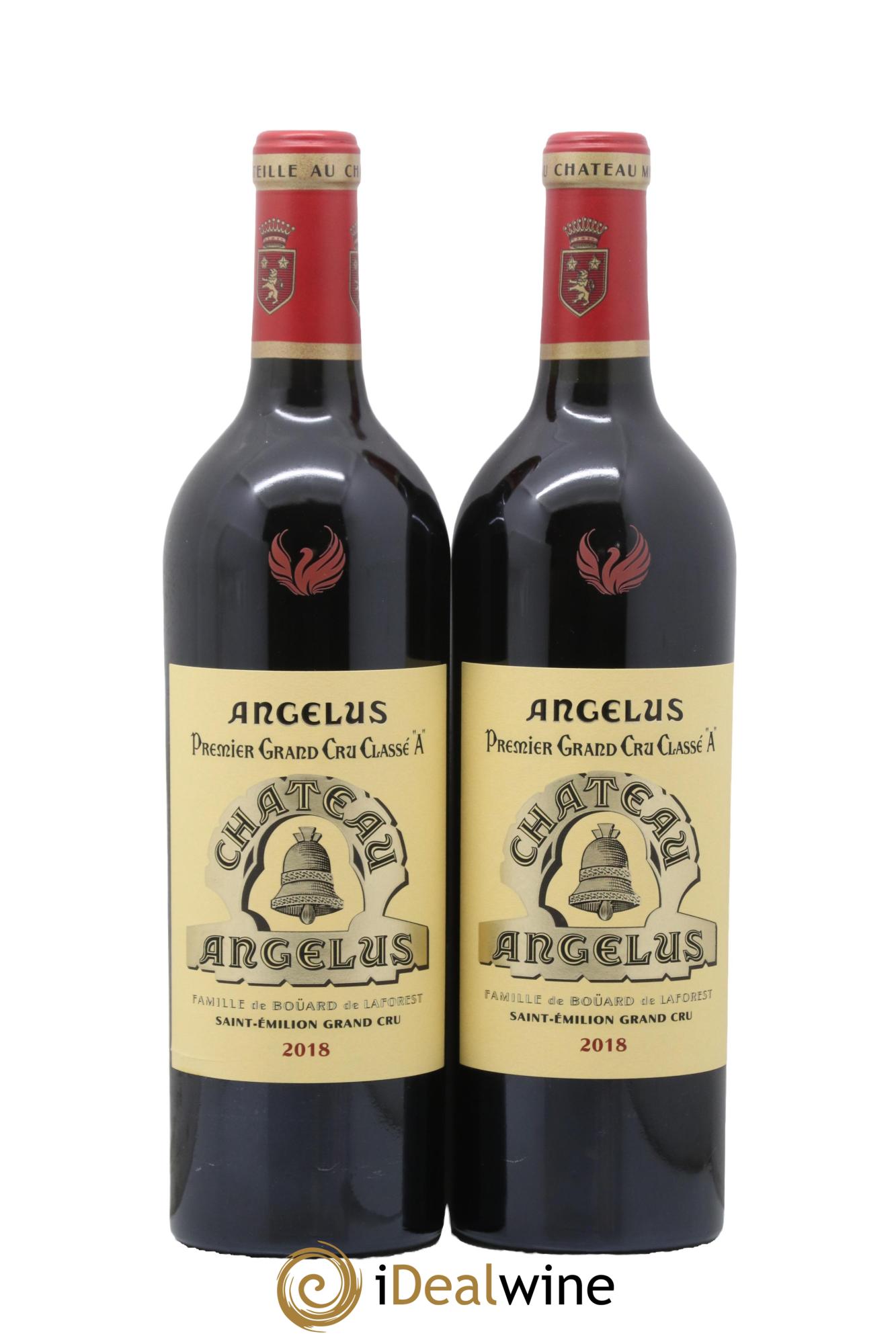 Château Angélus 1er Grand Cru Classé A 2018 - Lot de 2 bouteilles - 0