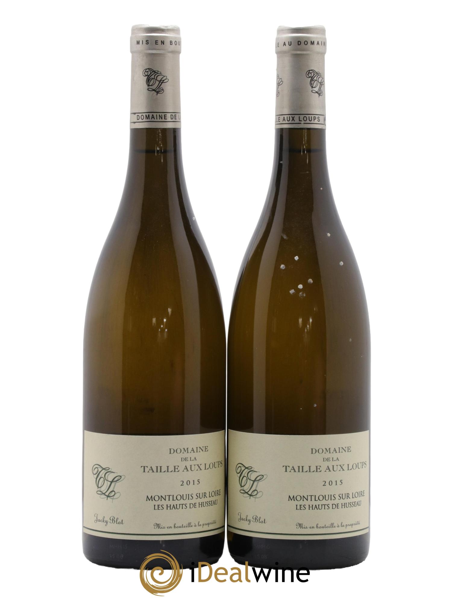 Montlouis-sur-Loire Les Hauts de Husseau La Taille aux Loups - Jacky Blot 2015 - Lot de 2 bouteilles - 0
