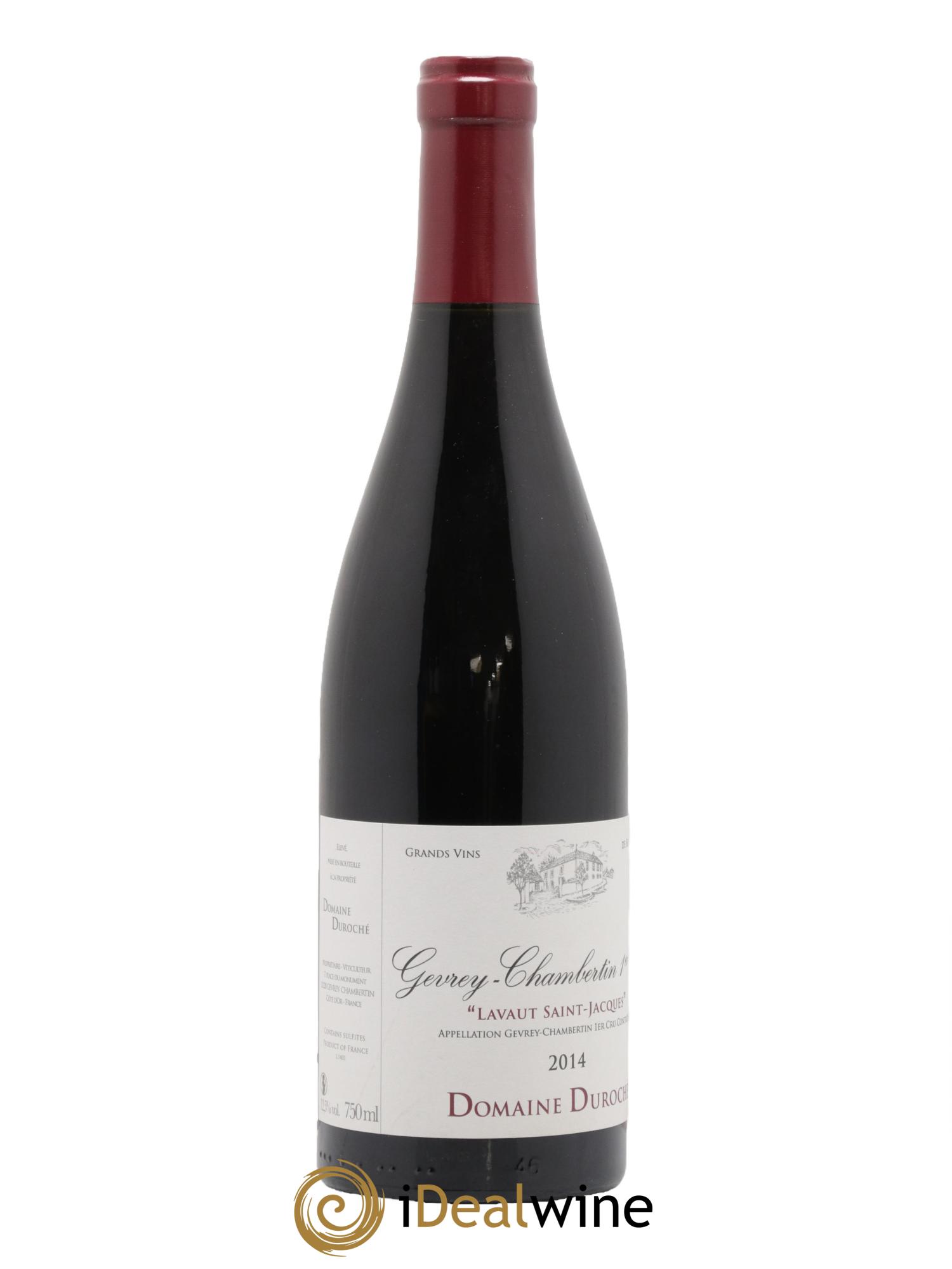 Gevrey-Chambertin 1er Cru Lavaut Saint Jacques Duroché (Domaine) 2014 - Lot de 1 bouteille - 1