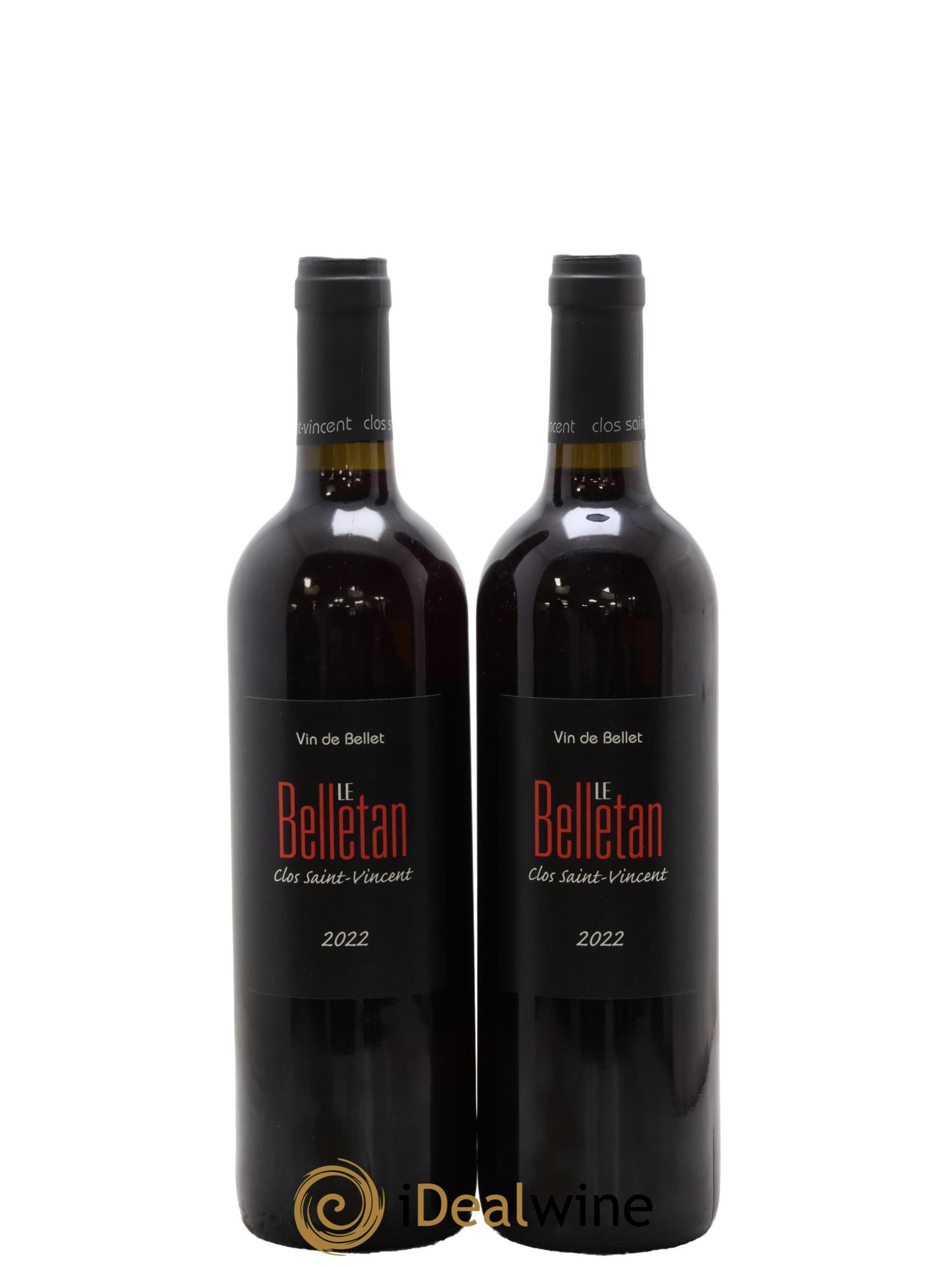 Bellet Le Belletan Le Clos Saint-Vincent 2022 - Lot de 2 bouteilles - 0