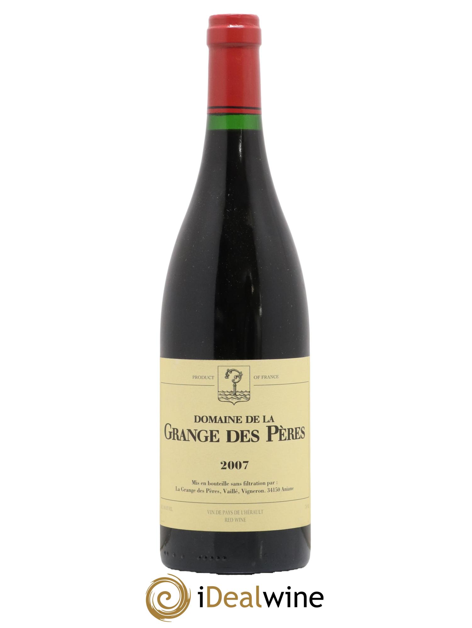 Pays d'Hérault Grange des Pères Laurent Vaillé 2007 - Lot de 1 bouteille - 0