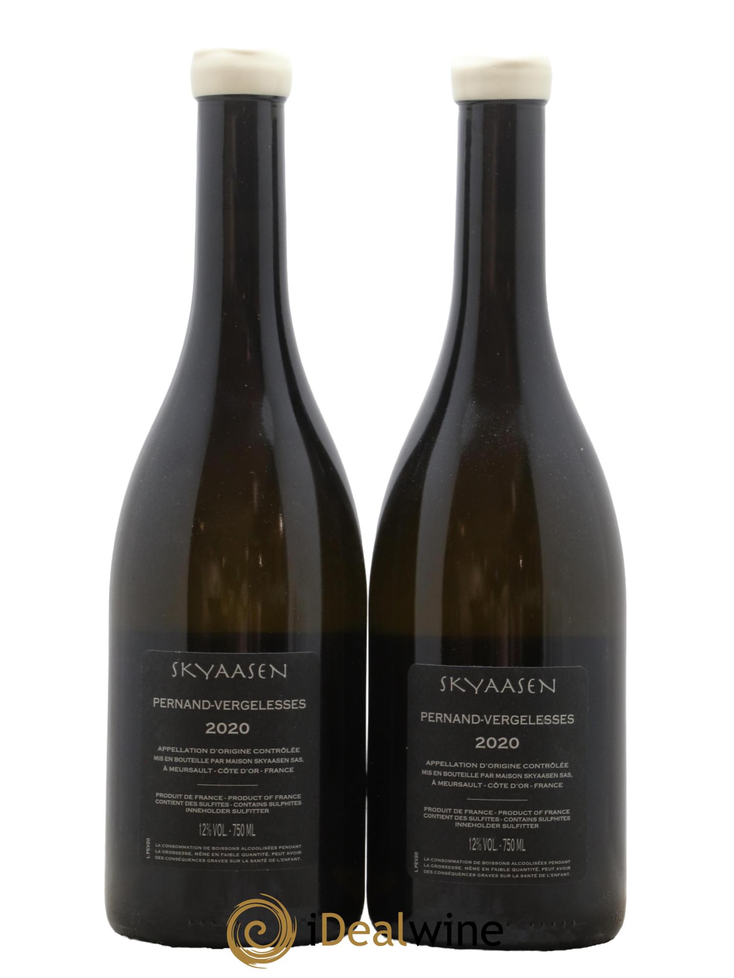 Pernand-Vergelesses Maison Skyaasen 2020 - Lot de 2 bouteilles - 1